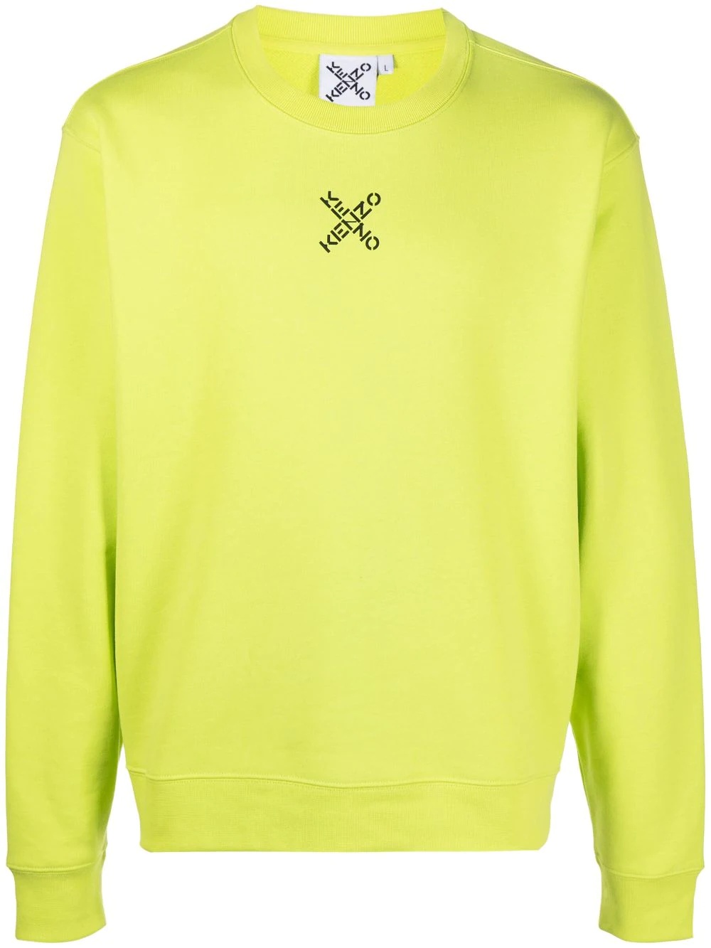 logo-print crewneck sweatshirt - 1