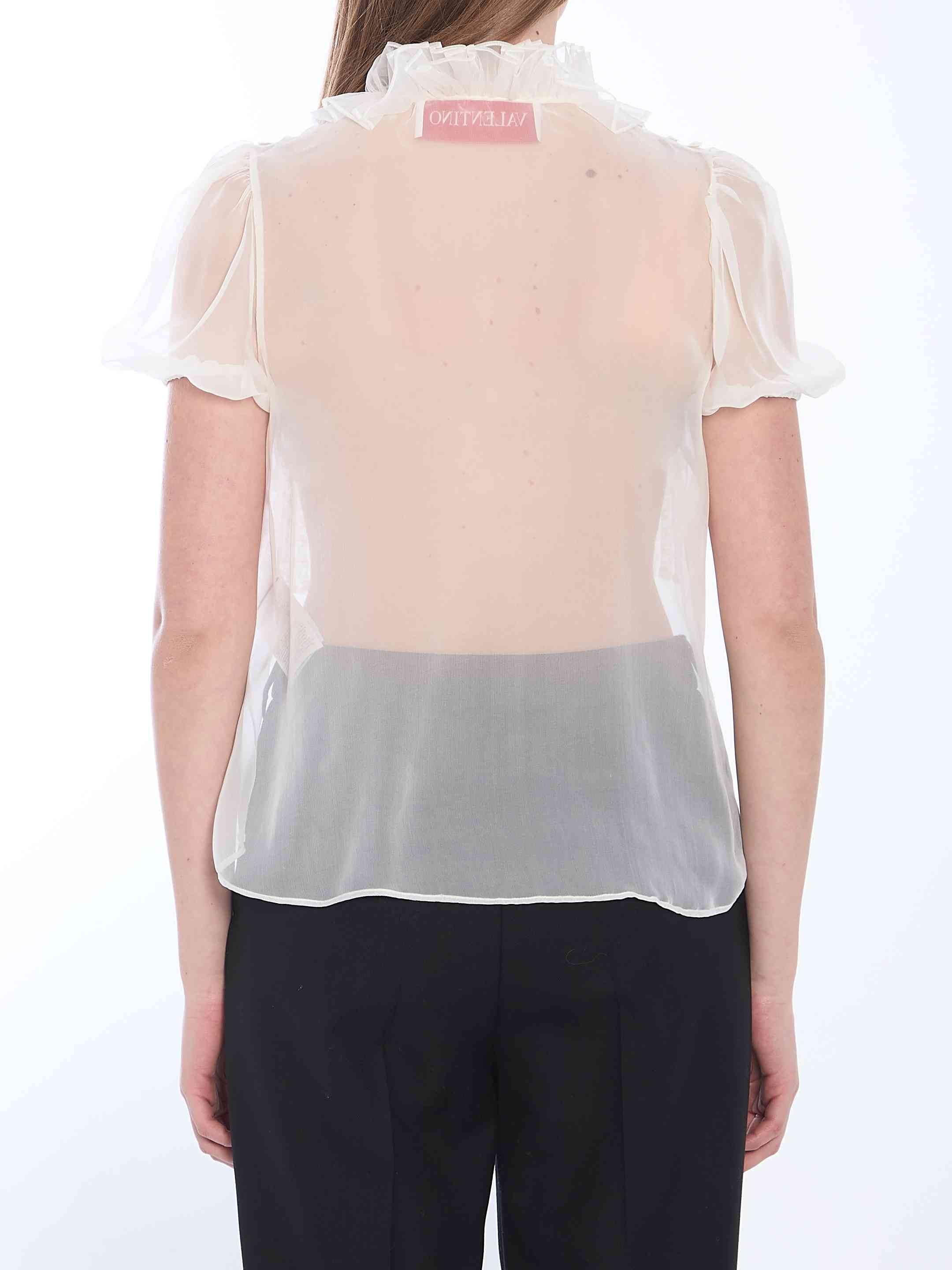 Valentino Garavani Women Chiffon Blouse - 4
