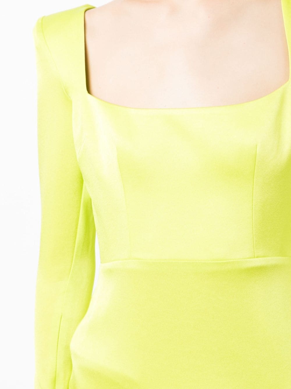 square-neck midi dress - 5