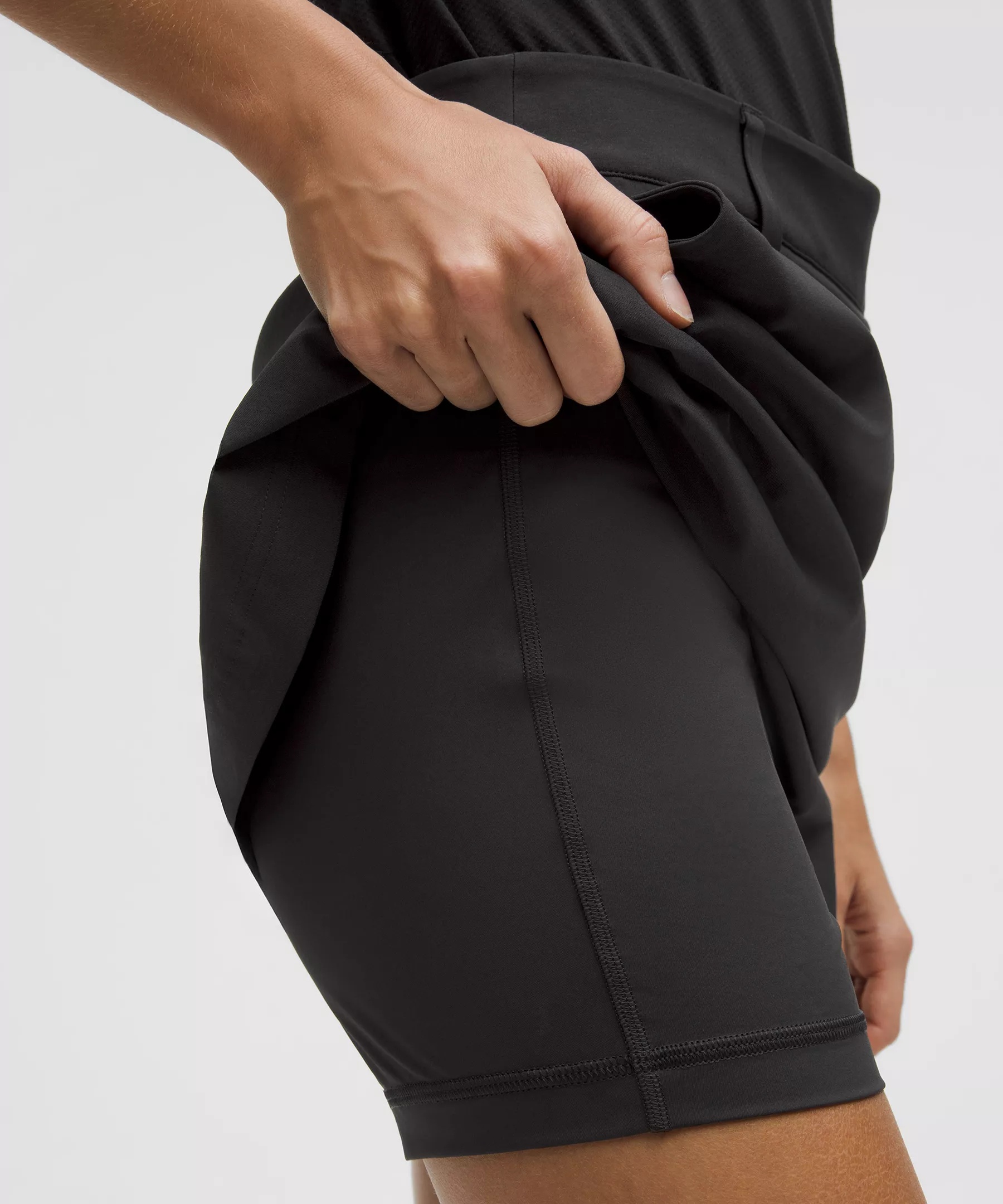 Stretch Twill Front Pleat Golf Skirt - 7
