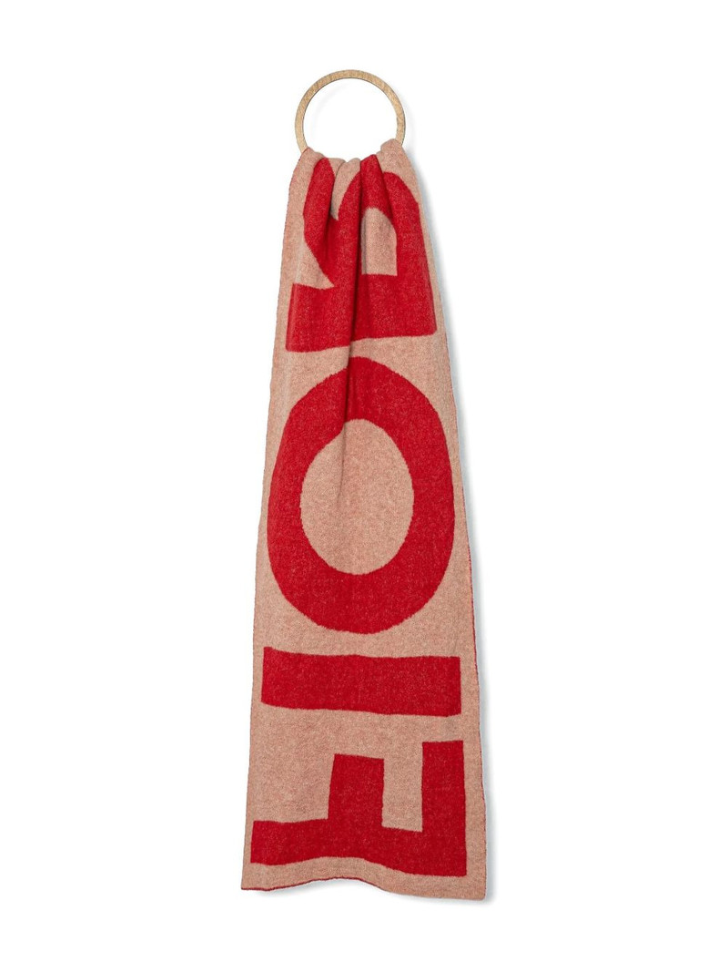 intarsia-knit scarf 1