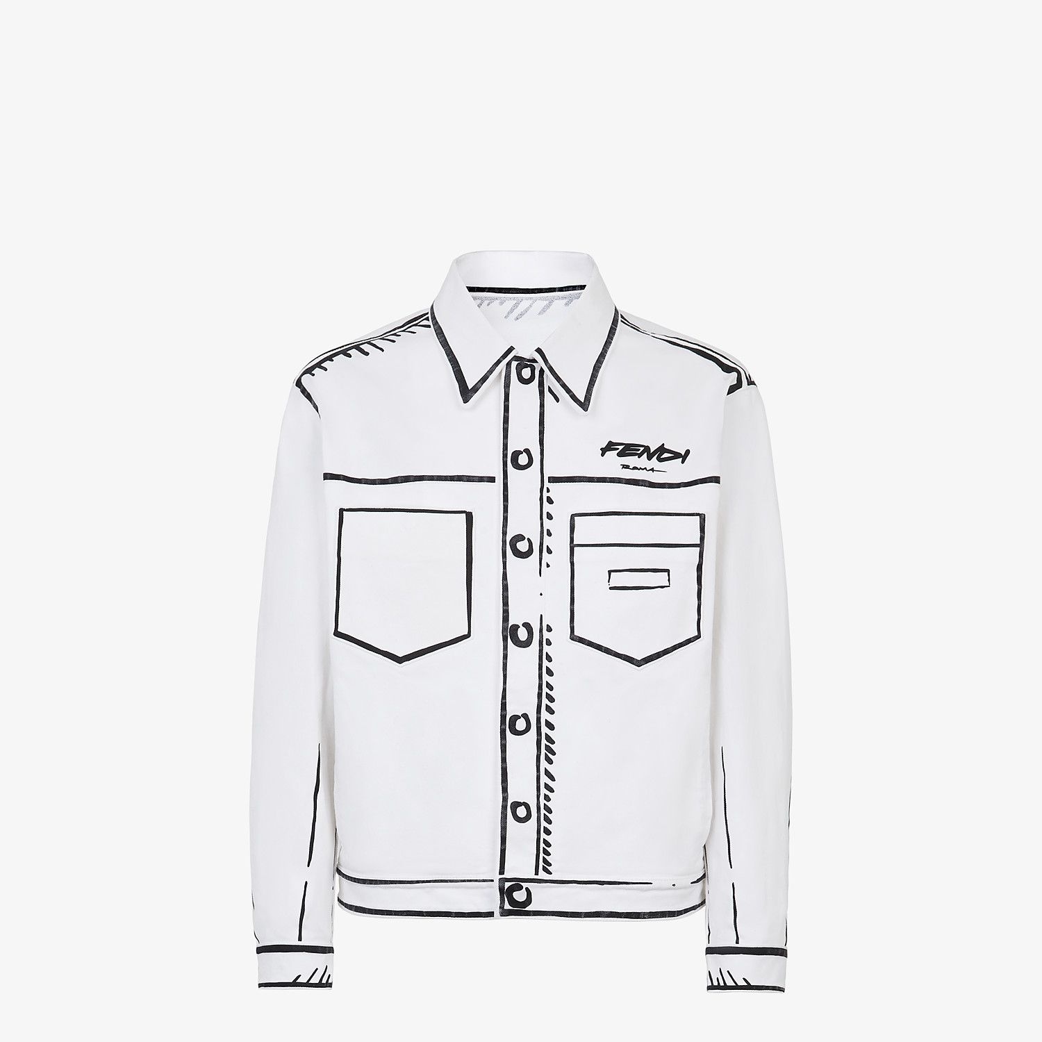 Fendi Roma Joshua Vides denim jacket - 1