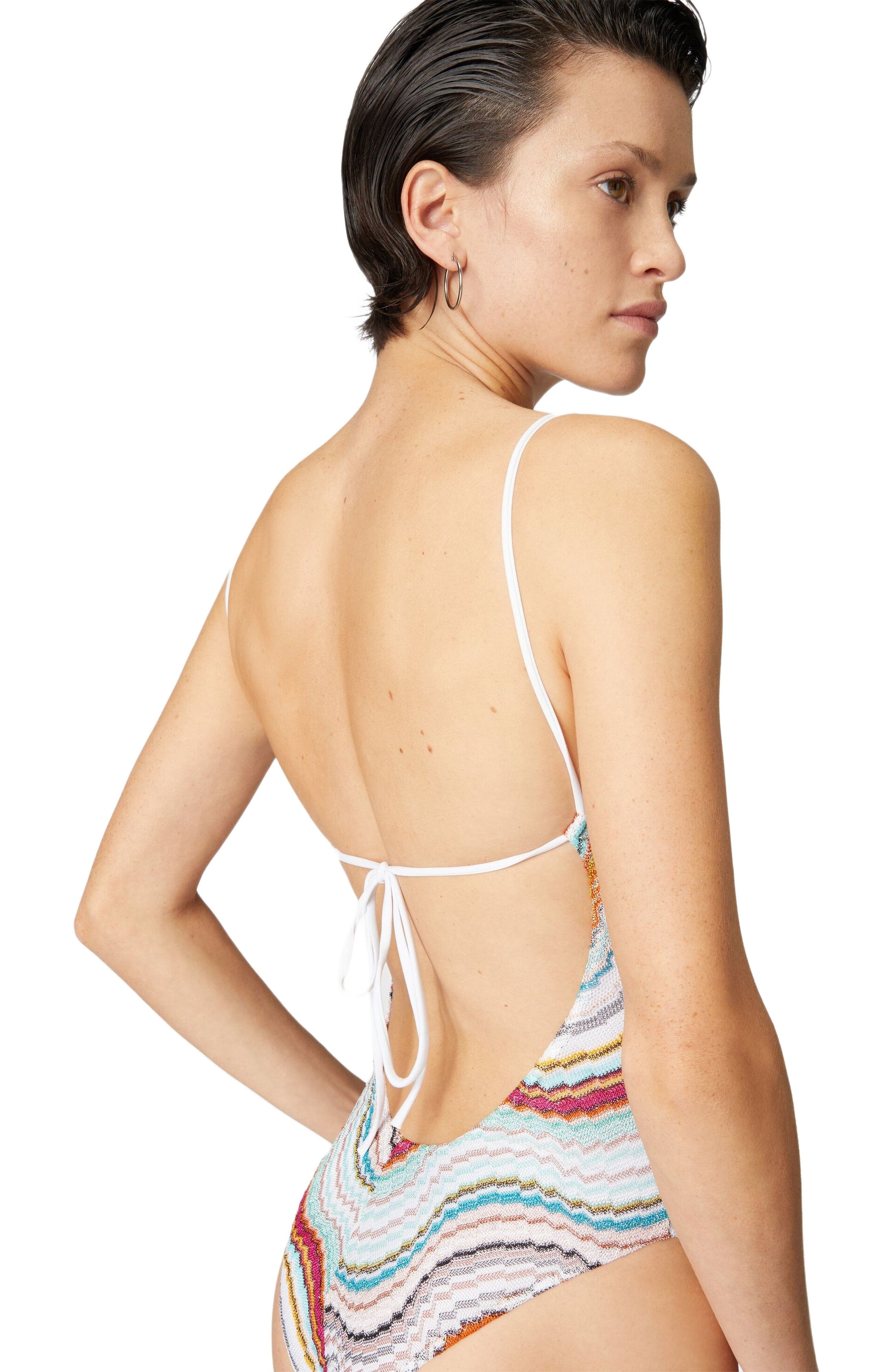 Missoni One-piece Swimsuit With Lamé Wave Pattern in Multicoloured at Nordstrom - 4