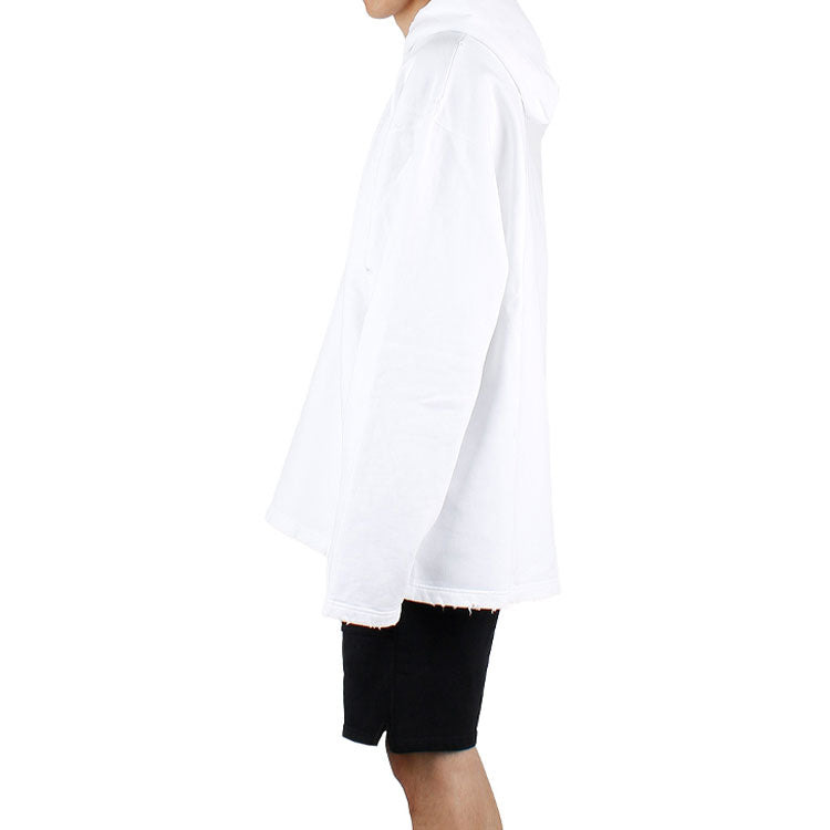 Balenciaga Blurred Logo Distress Hoodie 'White' 661711TKVD69040 - 6