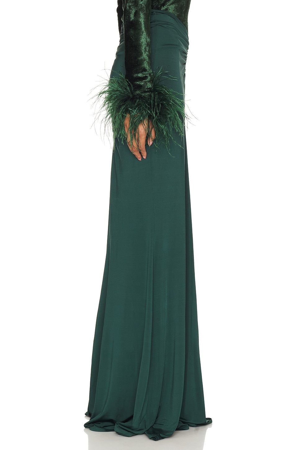 Ruched Maxi Skirt - 3