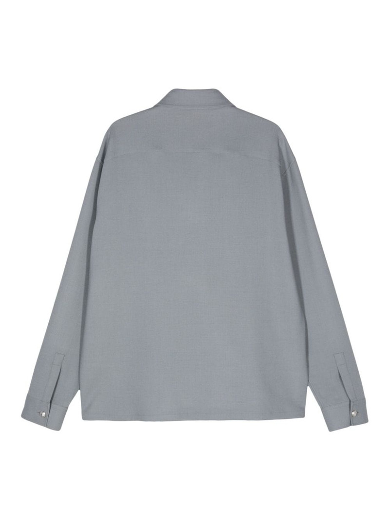 Balmain embossed-buttons shirt outlook