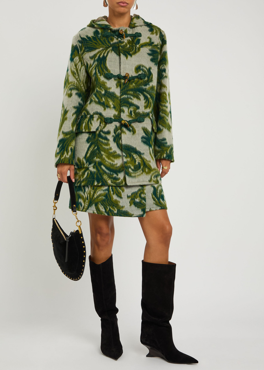 Etro Hooded Jacquard Wool-blend Jacket - 4