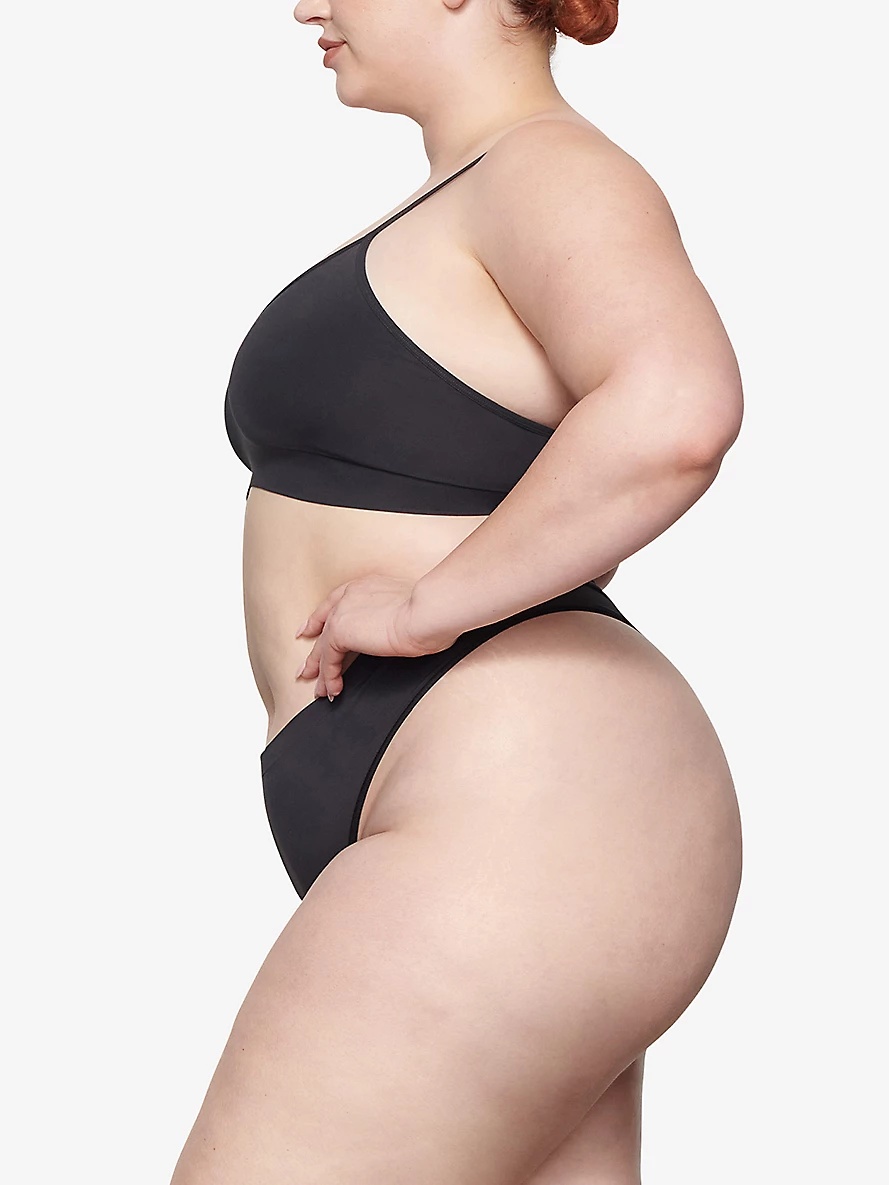 Smoothing mid-rise stretch-woven thong - 3