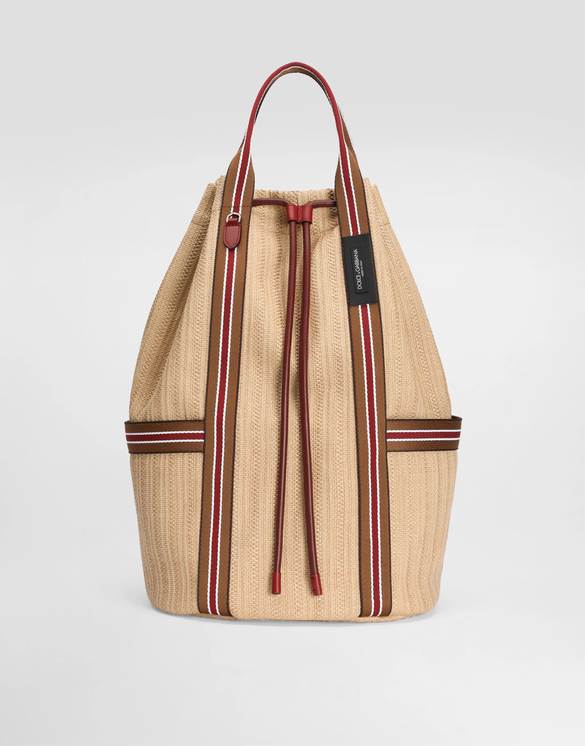 Essenza backpack in raffia - 1