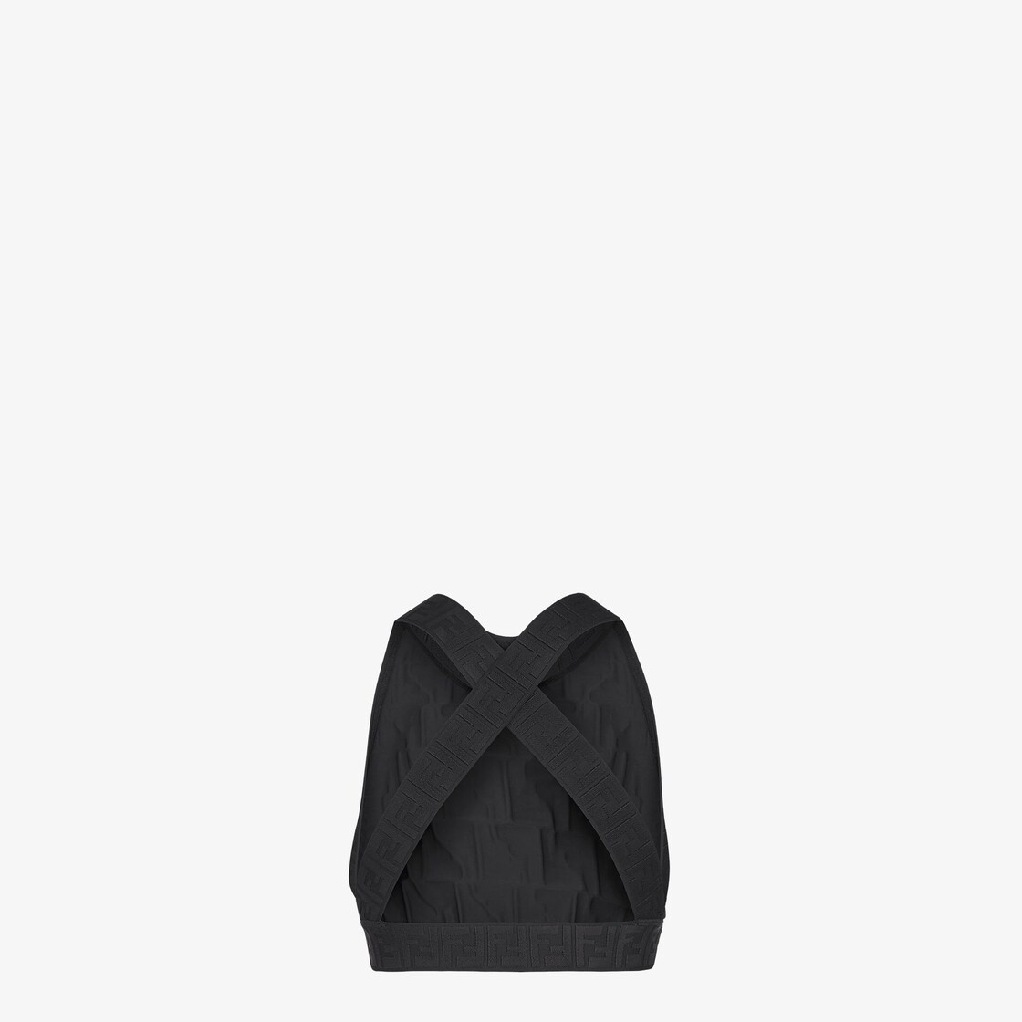 Black tech fabric top - 2
