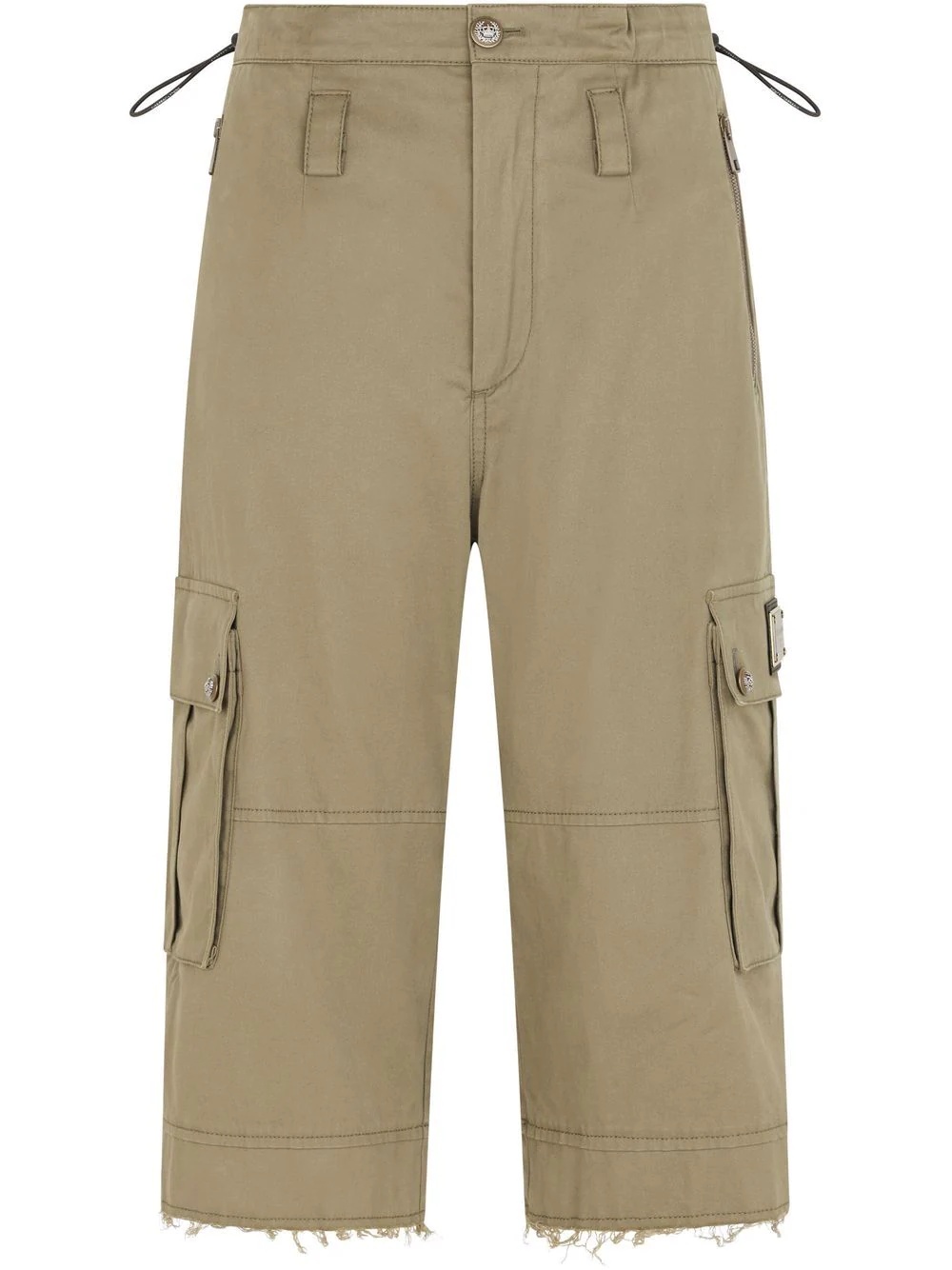 knee-length cargo shorts - 1