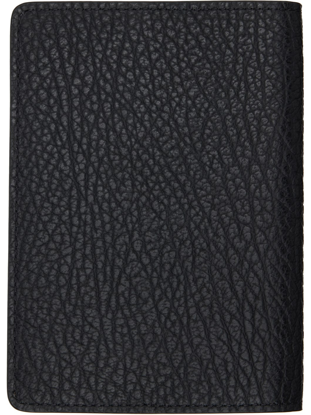Black Calfskin Passport Holder - 2
