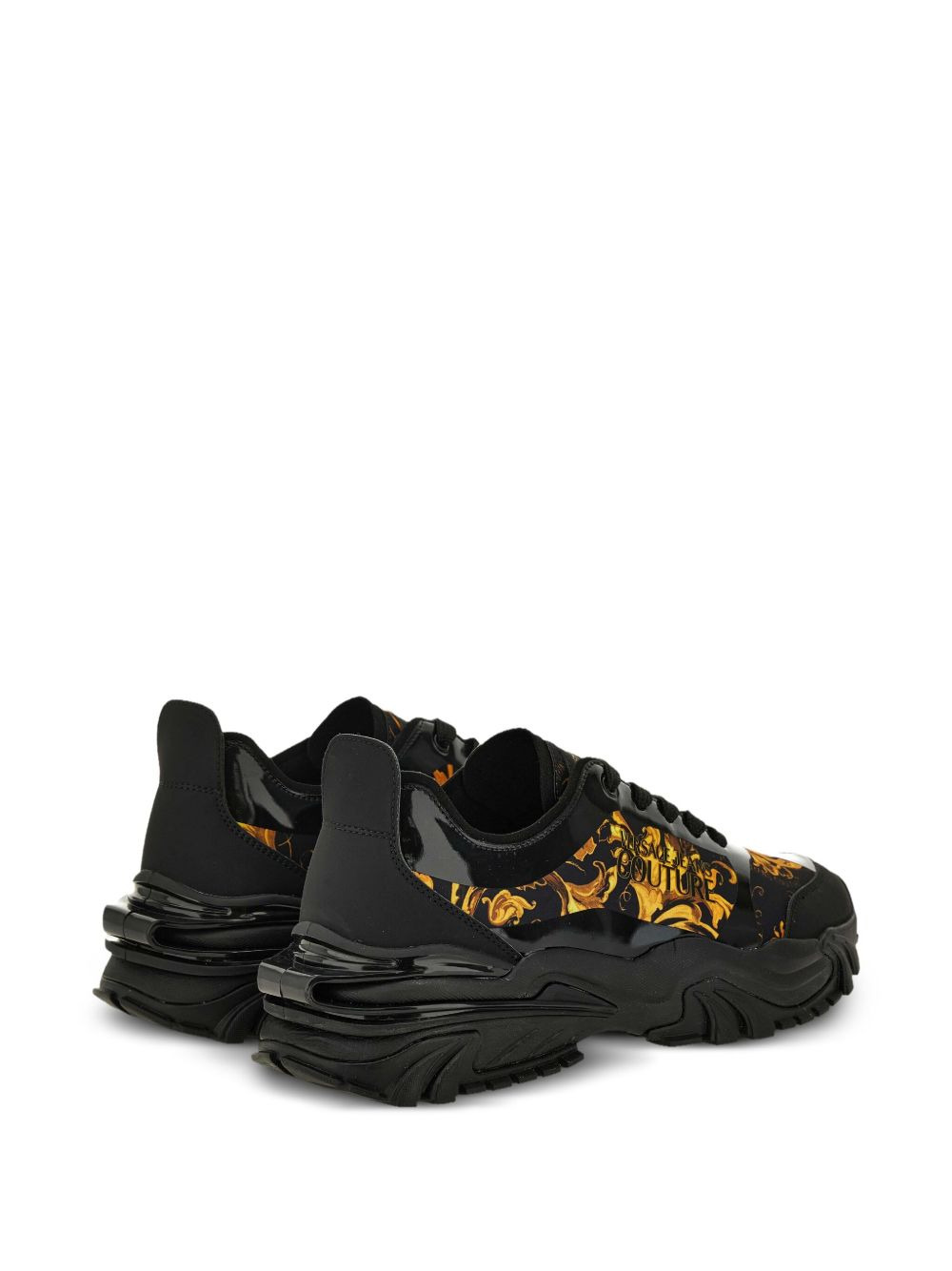 baroque-print trainers - 3