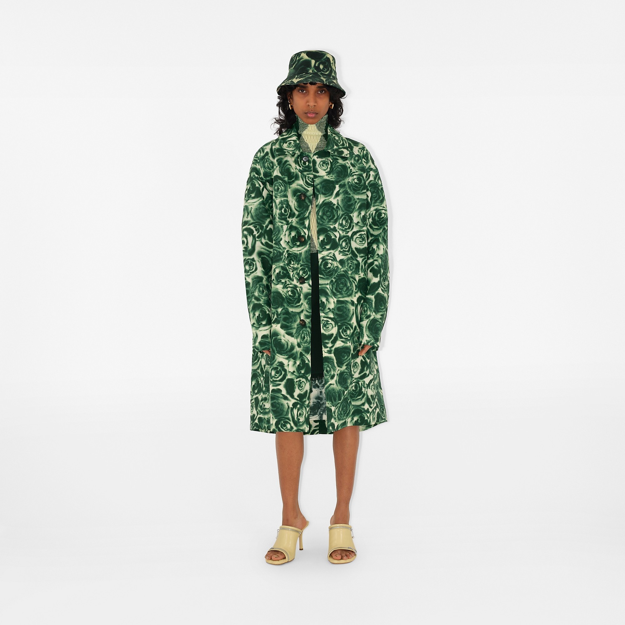 Rose Waxed Cotton Bucket Hat - 2