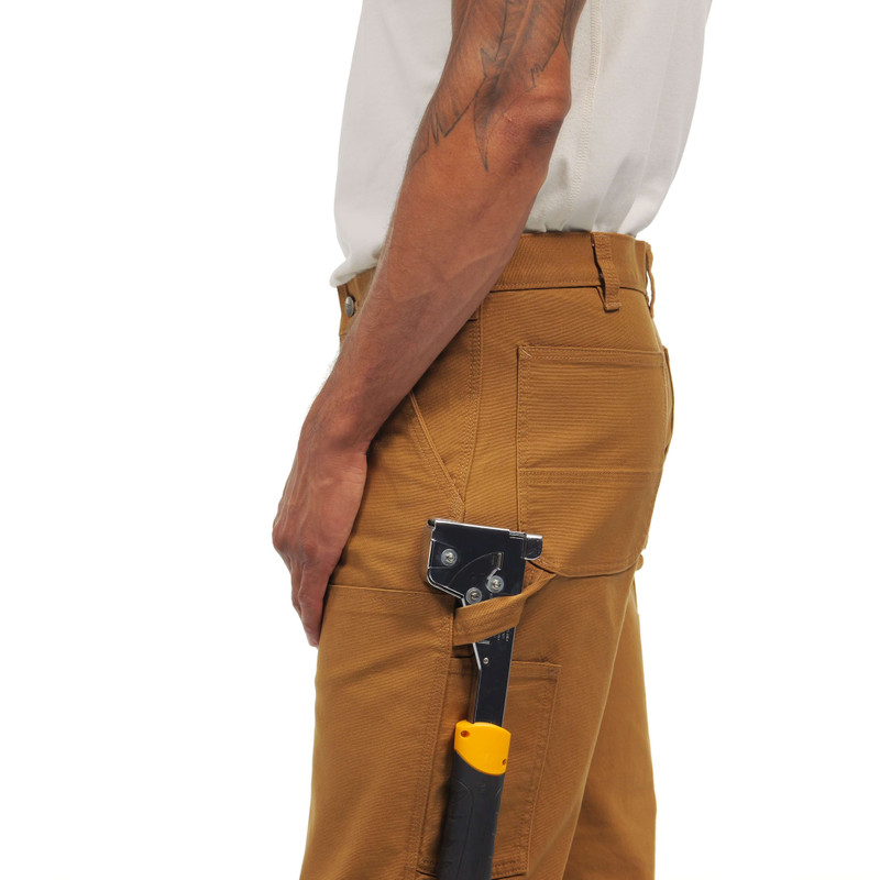 Relaxed Straight Rugged Flex™ Duck Double-Front Dungaree 3