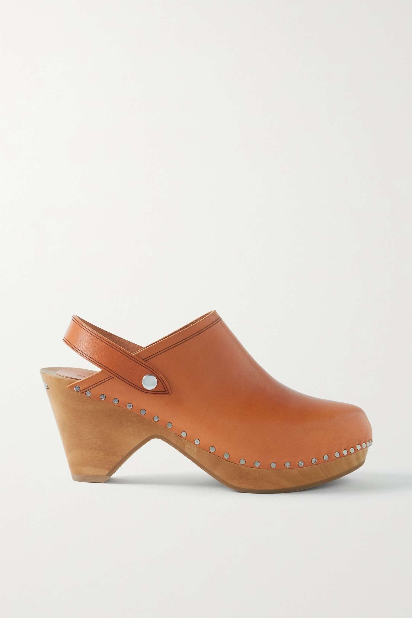 Taiya studded leather clogs - 1