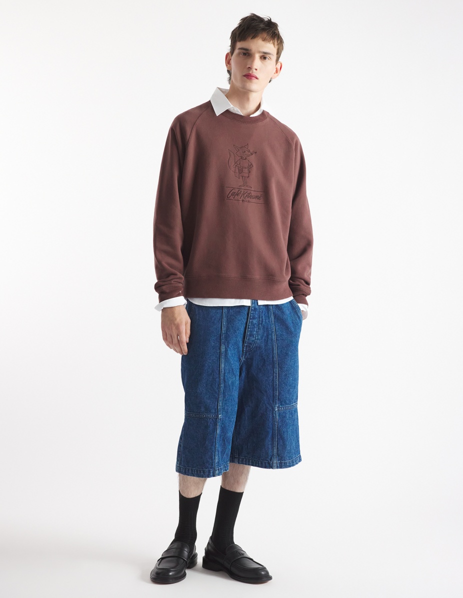 BARISTA FOX OVERSIZED RAGLAN SWEATSHIRT - 2