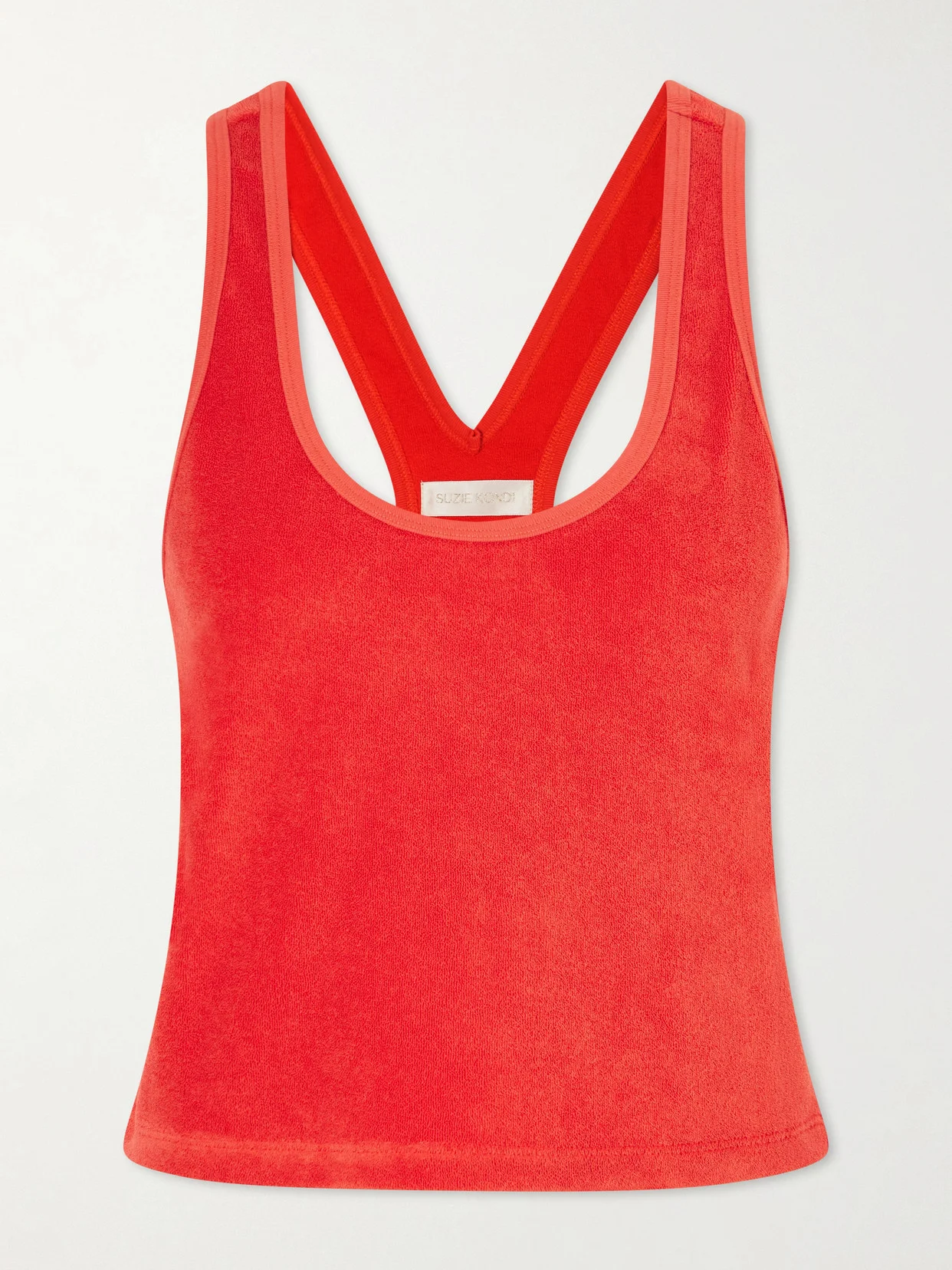 Tia Cotton-blend Terry Tank Top - 1