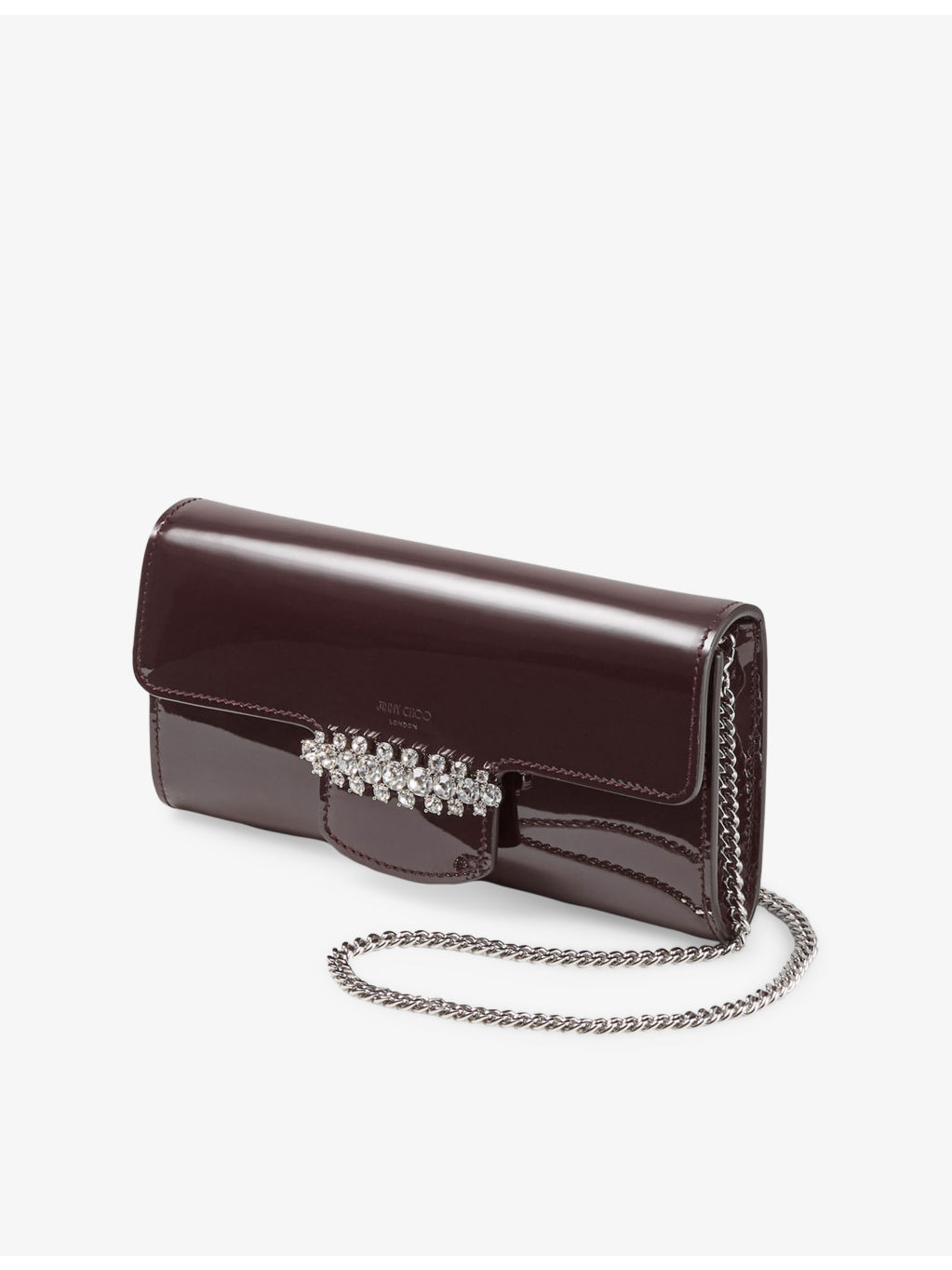 Bing Patent-Leather Wallet-On-Chain - 5