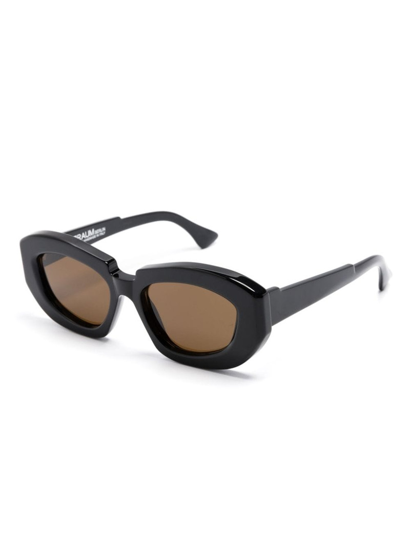 Kuboraum X23 geometric-frame sunglasses outlook