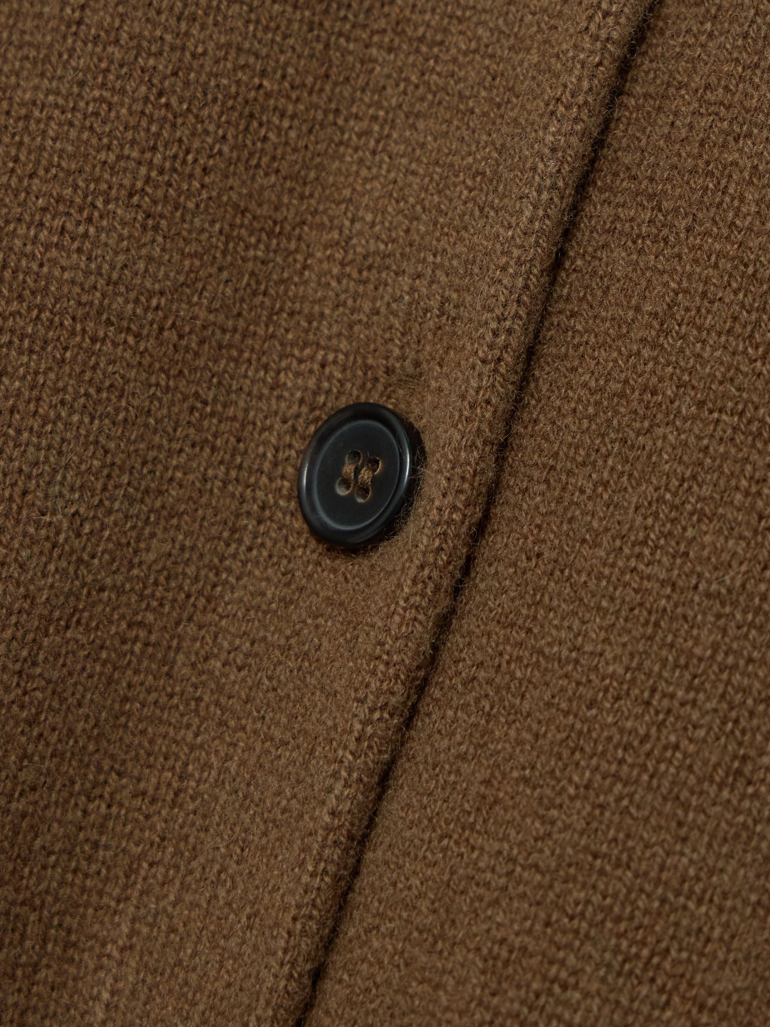 Fraga organic cashmere cardigan Brown - 4