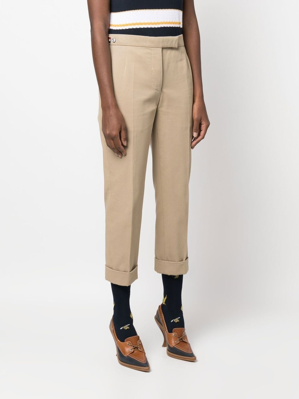 cropped tailored trousers - 3