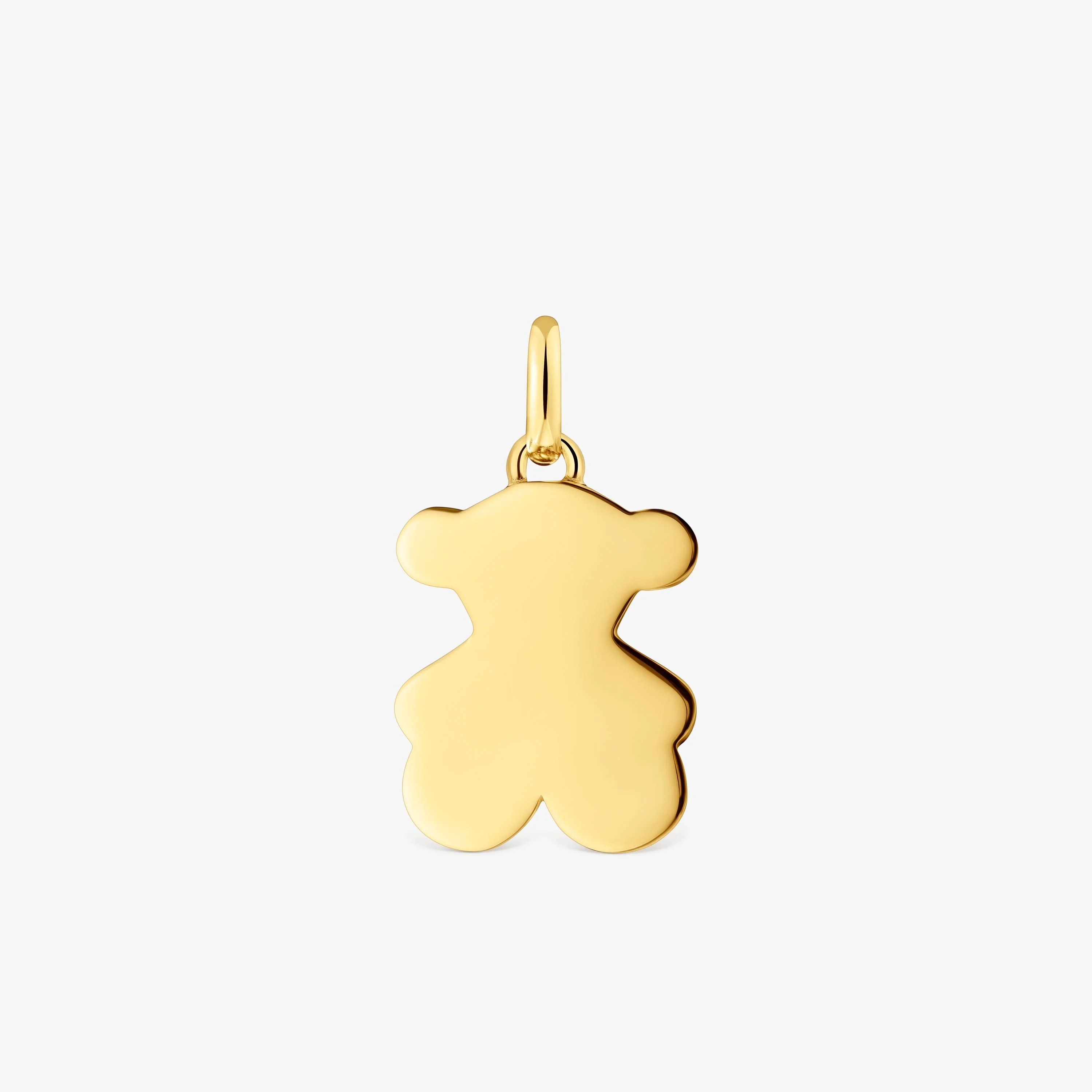 Small 16mm 18K gold vermeil bear Pendant Sweet Dolls - 1