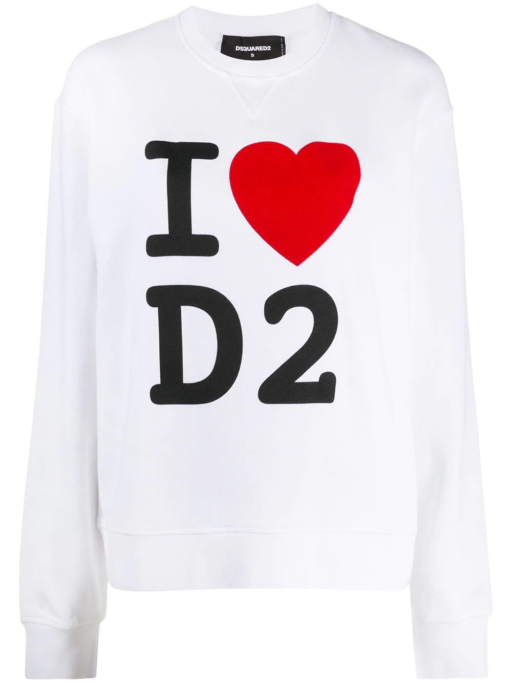 I Heart D2 print sweatshirt - 1