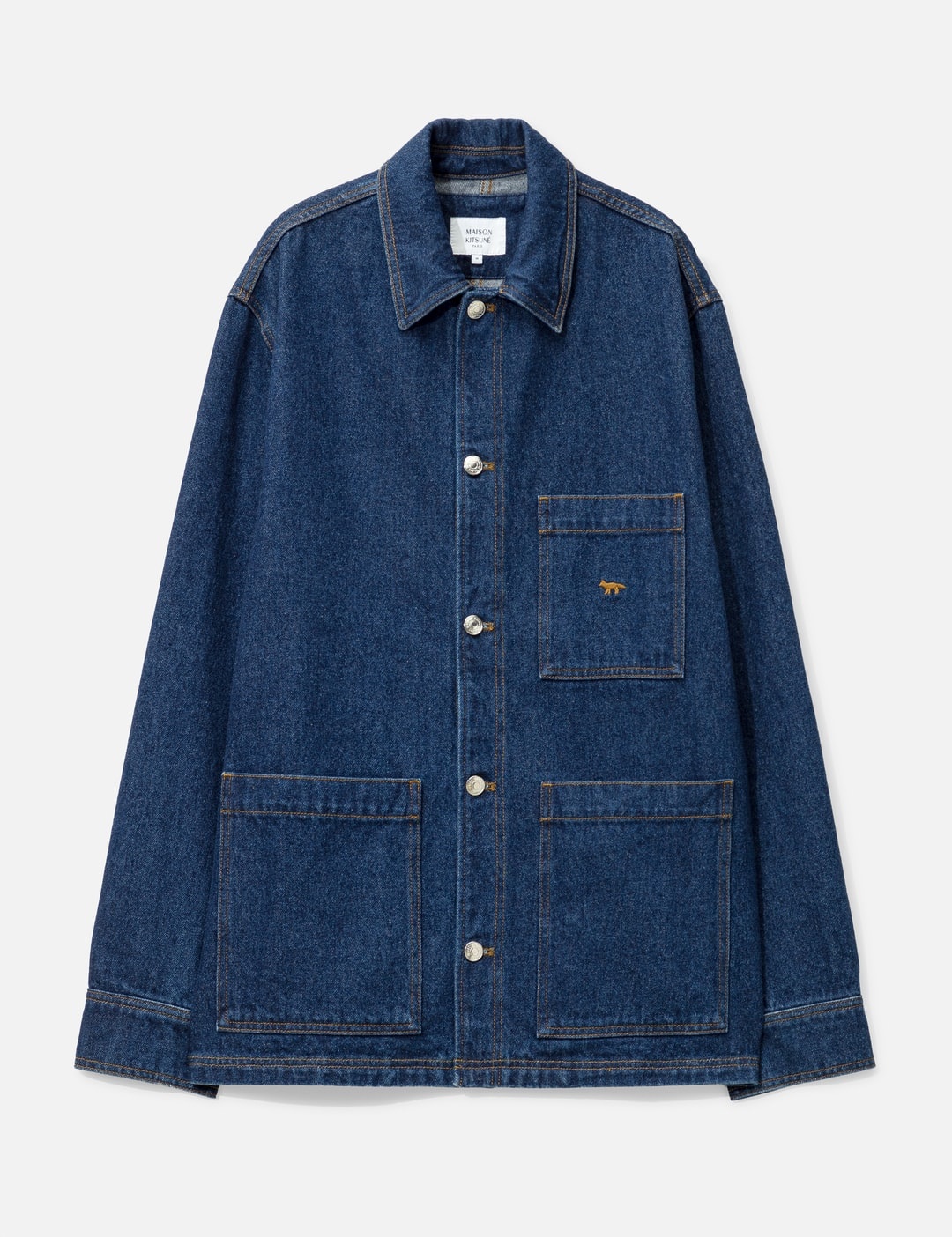 Maison Kitsuné DENIM WORKWEAR JACKET | hbx | REVERSIBLE