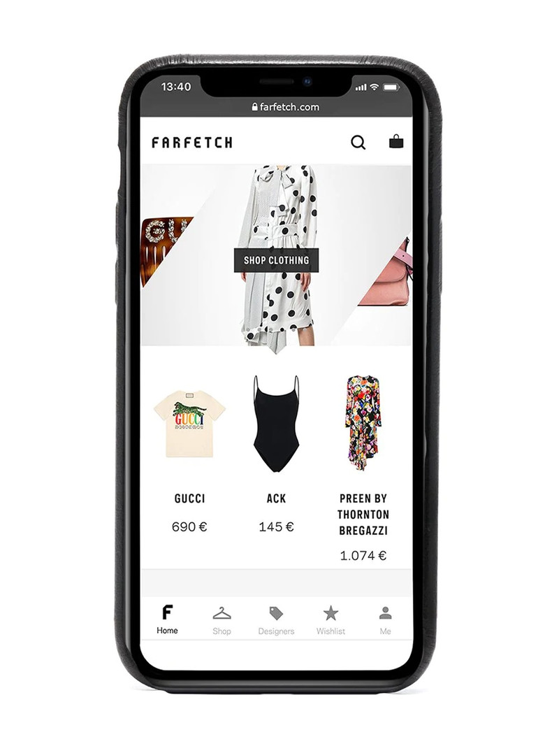 VETEMENTS logo-print iPhone 11 Pro outlook