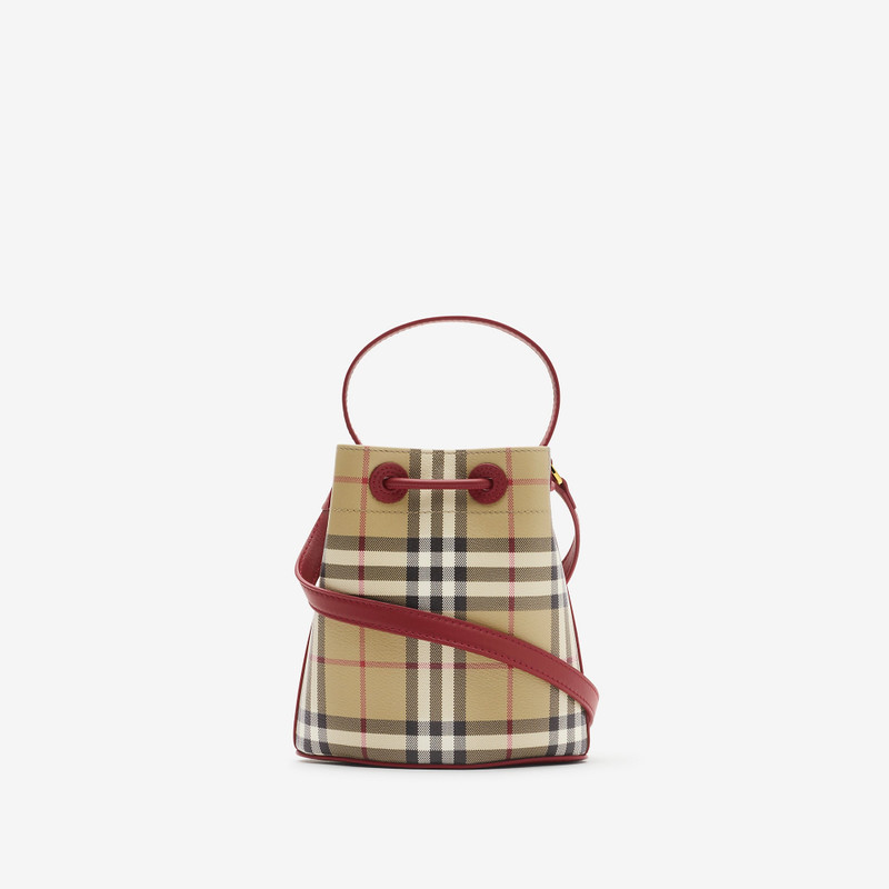 Burberry Mini Check Bucket Bag outlook