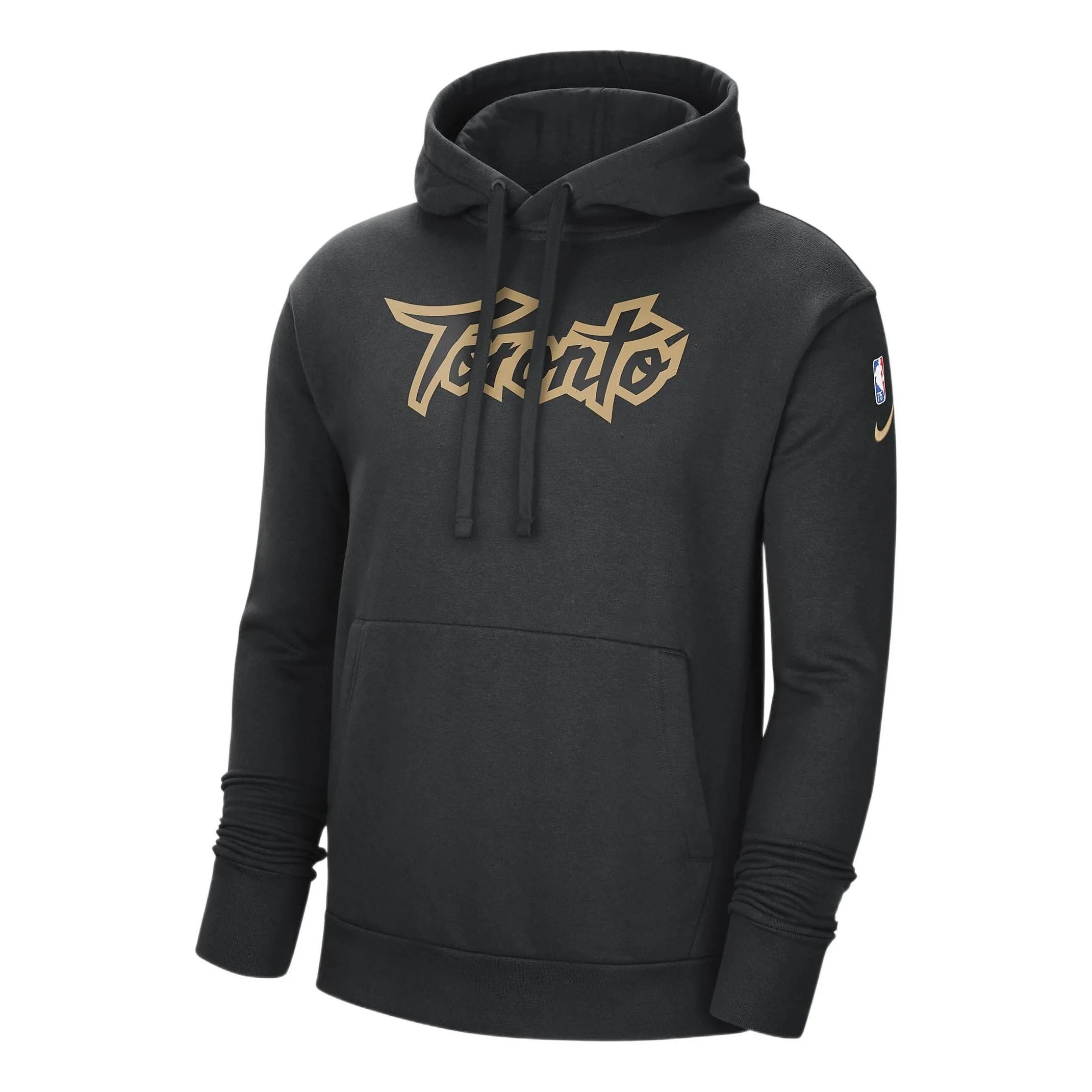 Men's Nike Solid Color Alphabet Fleece Pullover Toronto Raptors Black DB2340-010 - 1