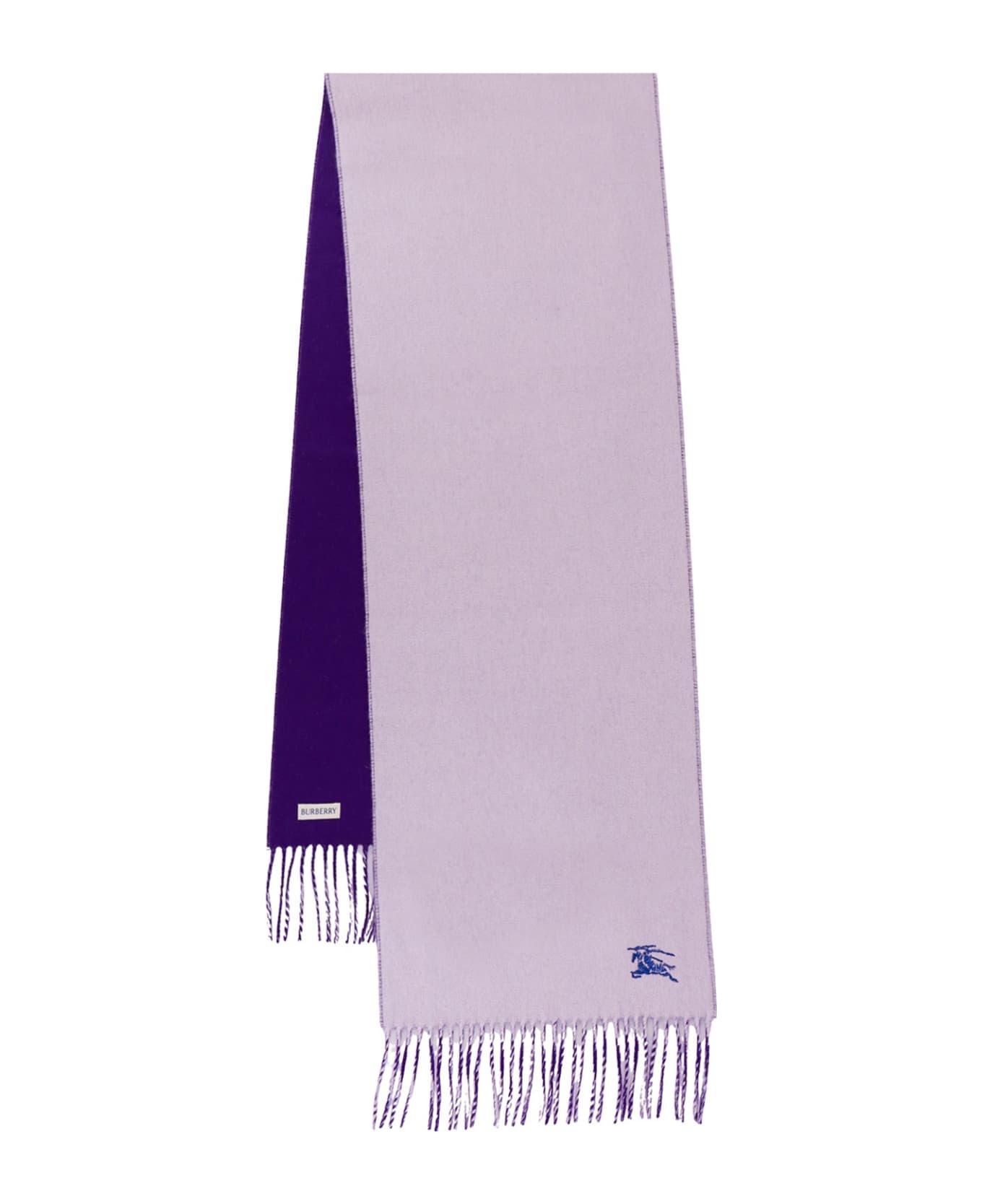 Purple Cashmere Scarf - 1