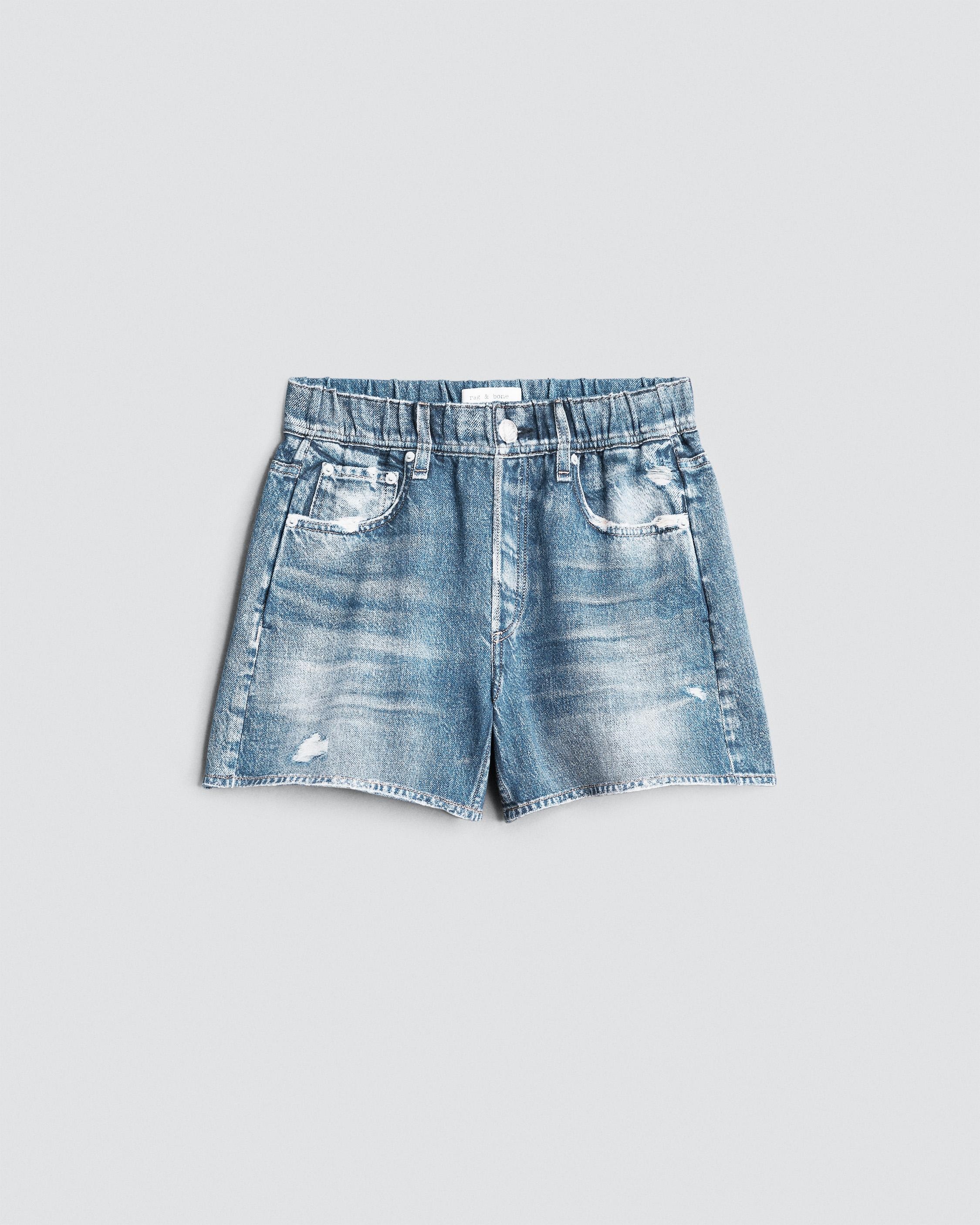 rag & bone Miramar 4 Walking Short Trompe L'oeil Cotton Short