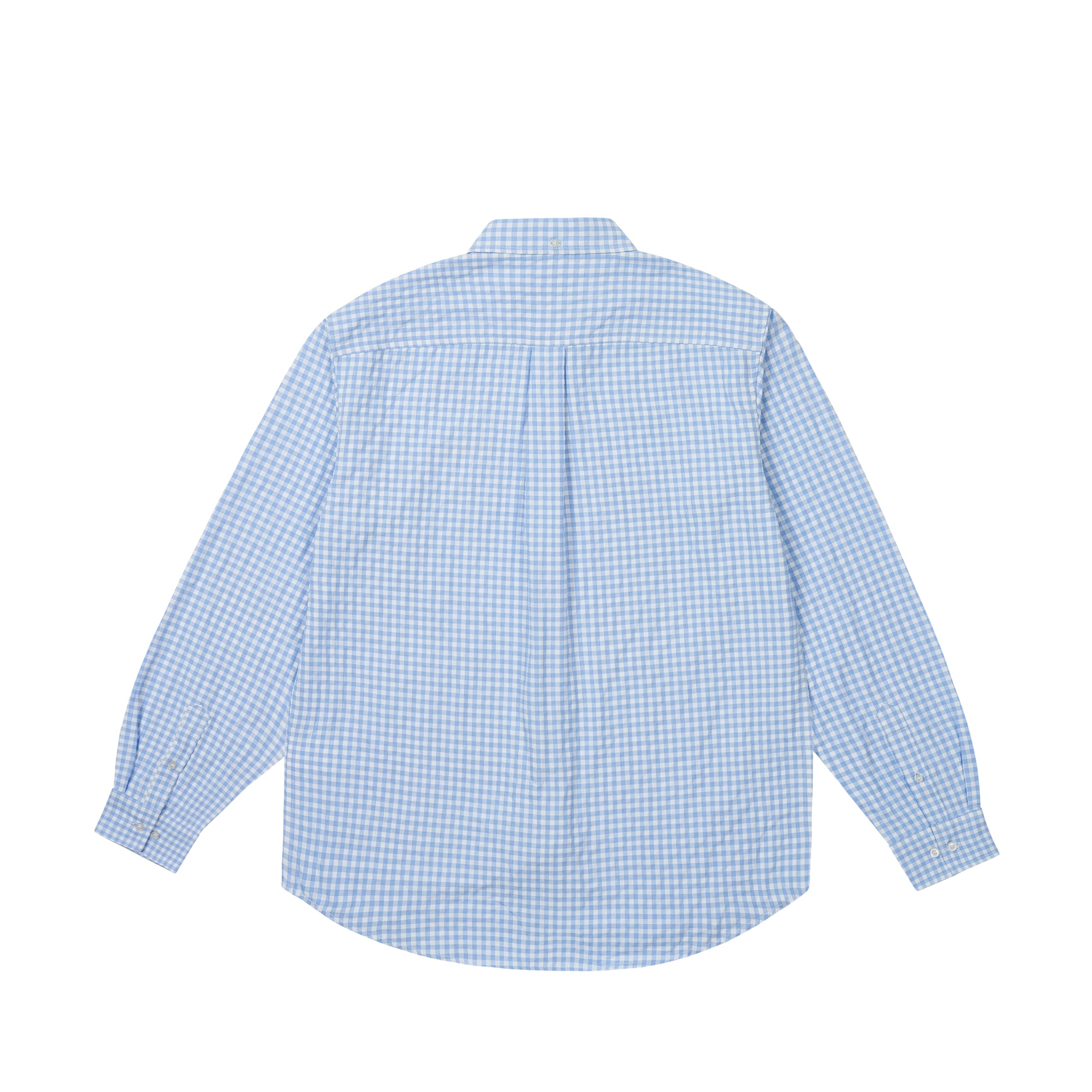 SEERSUCKER OXFORD SHIRT BLUE GINGHAM - 2