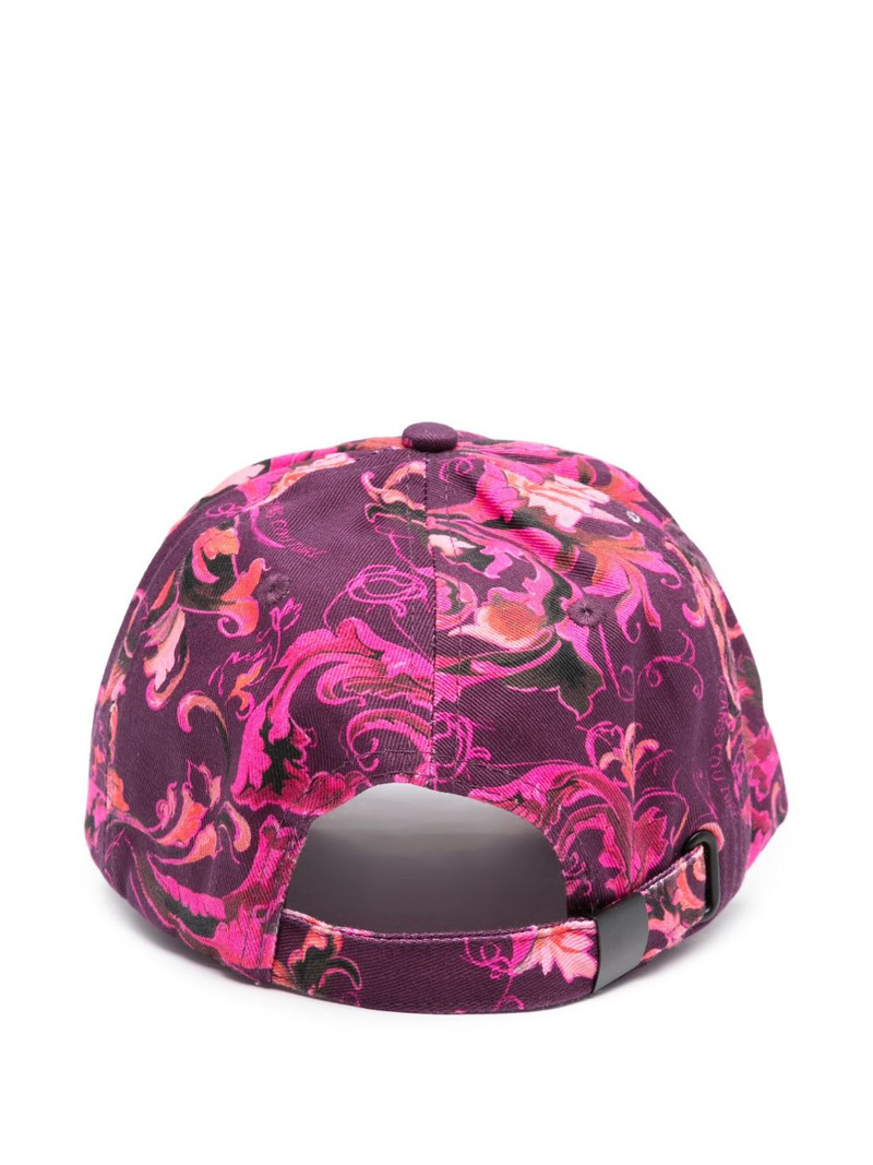 VERSACE JEANS COUTURE floral-print baseball cap outlook