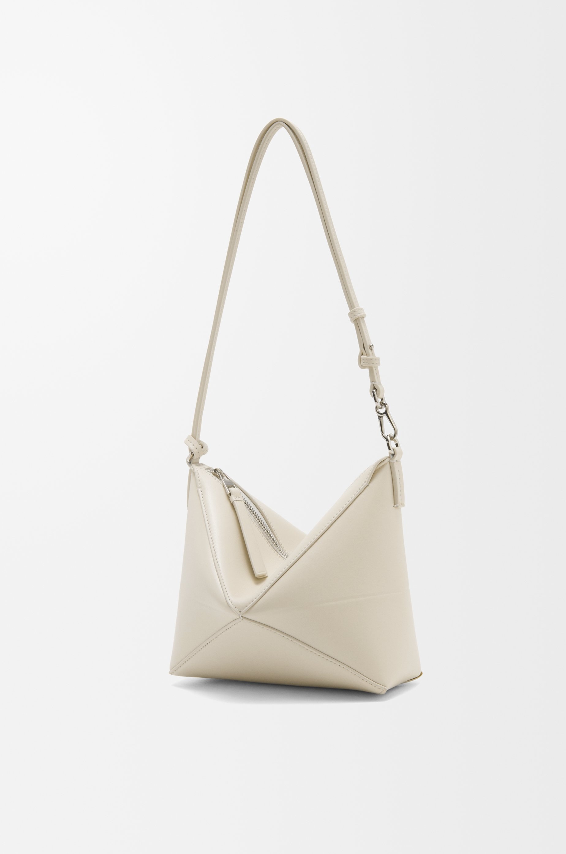 Puzzle Fold pouch in shiny nappa calfskin - 4