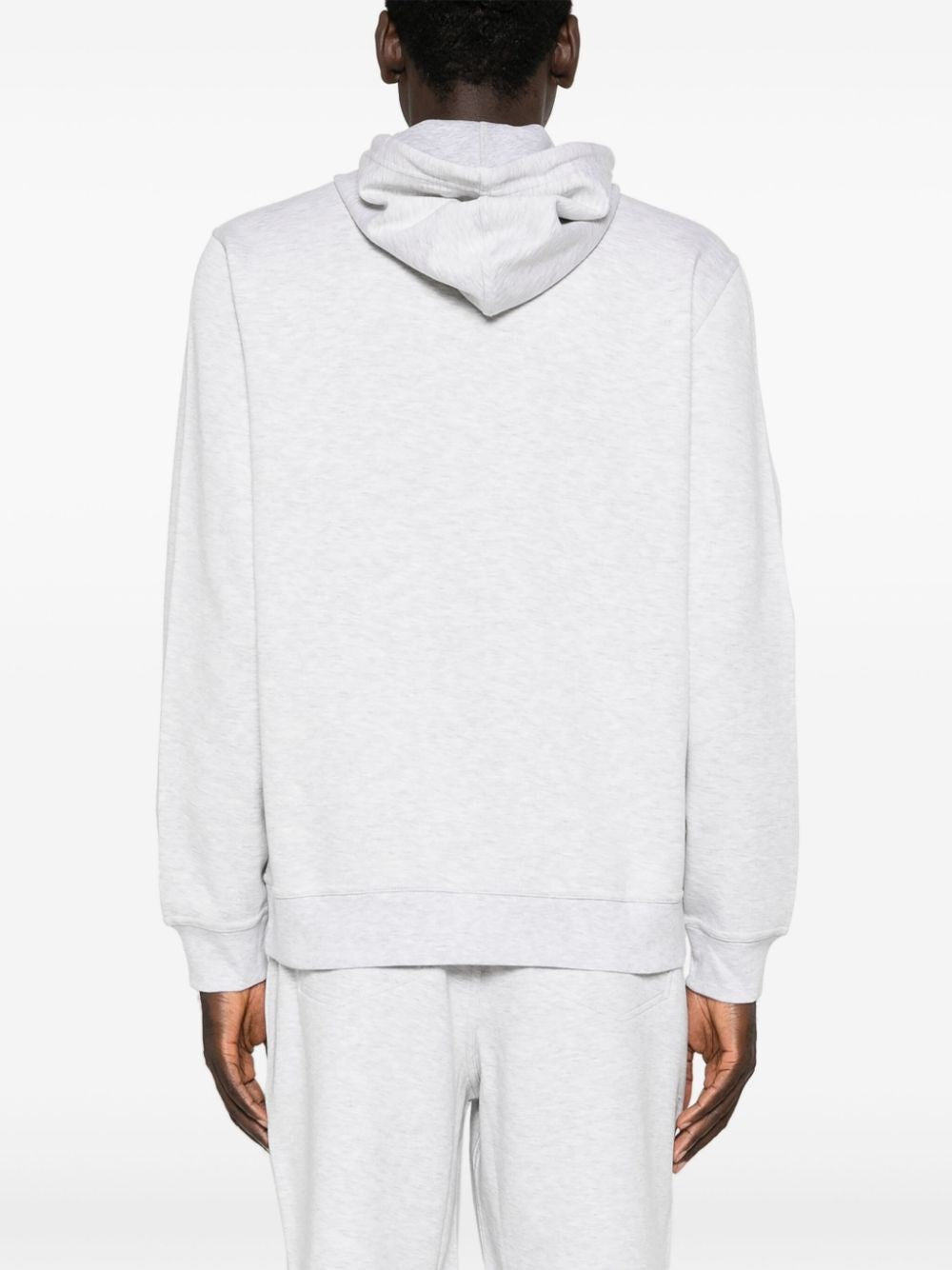 Brunello Cucinelli Men Cotton, Cashmere And Silk French Terry Double Cloth Hooded Sweatshirt With Zi - 4