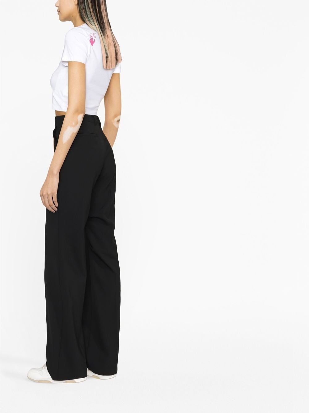 tailored bootcut trousers - 3