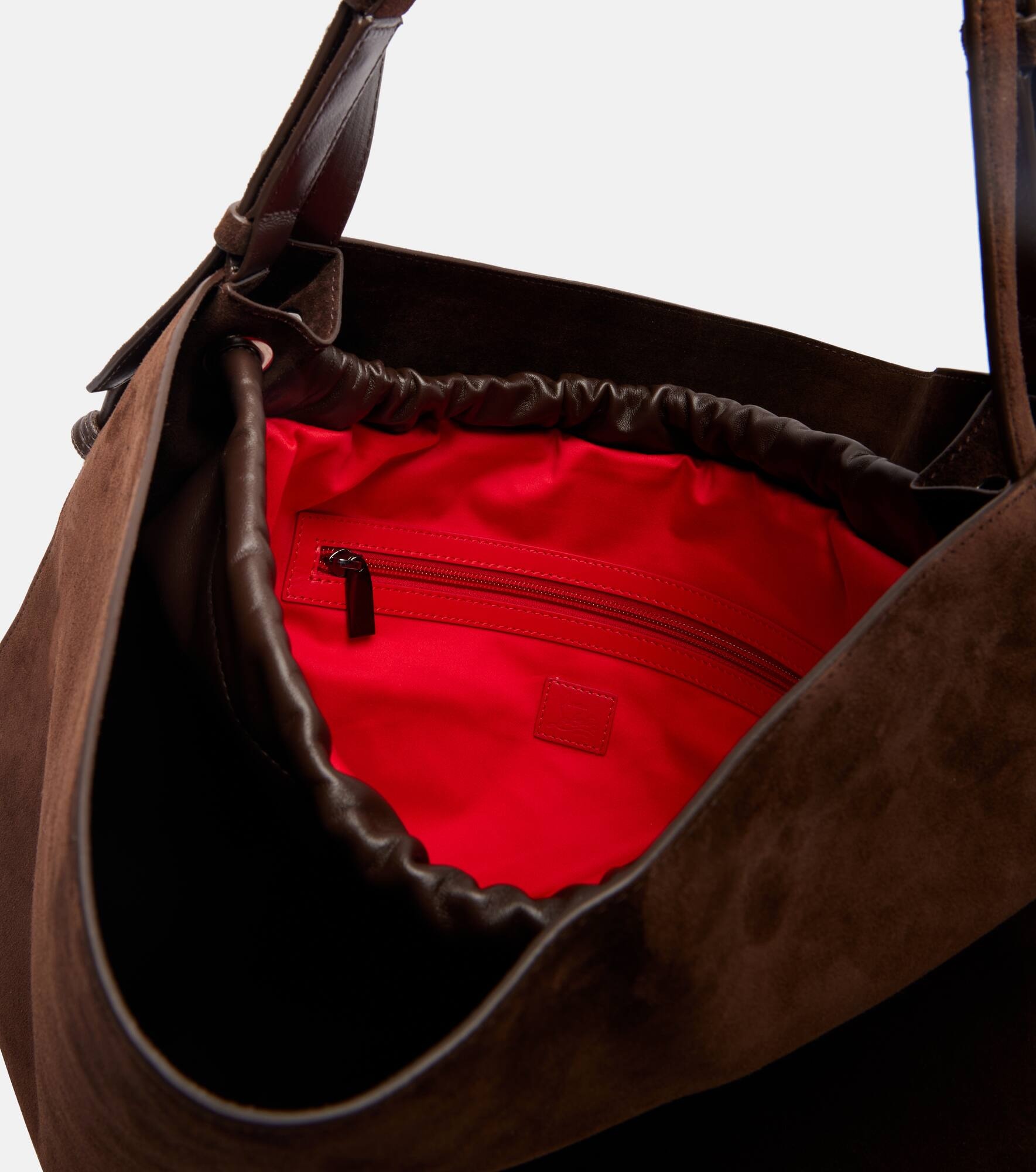 Baggy suede tote bag - 3