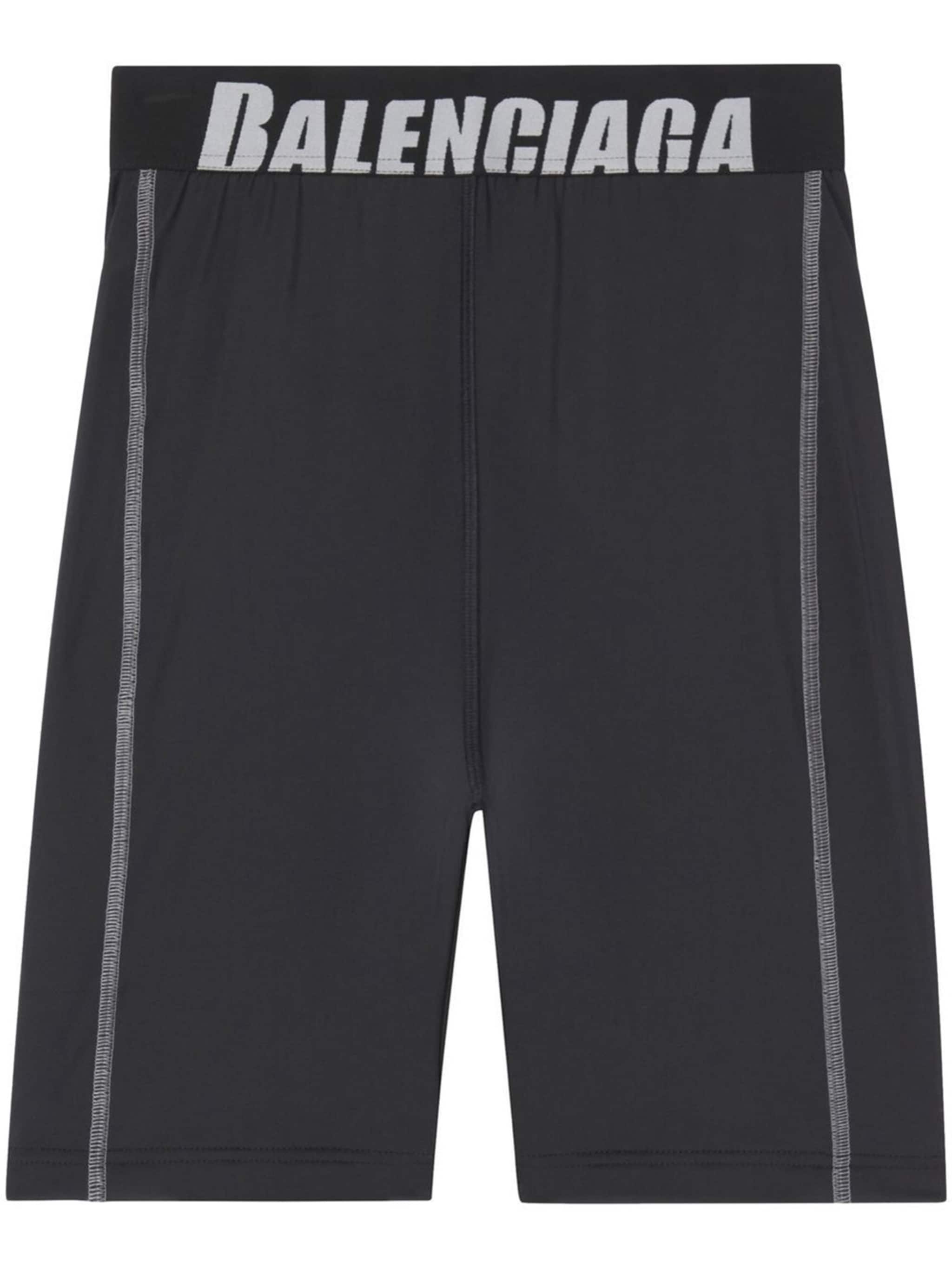 logo-waistband cycling shorts - 1