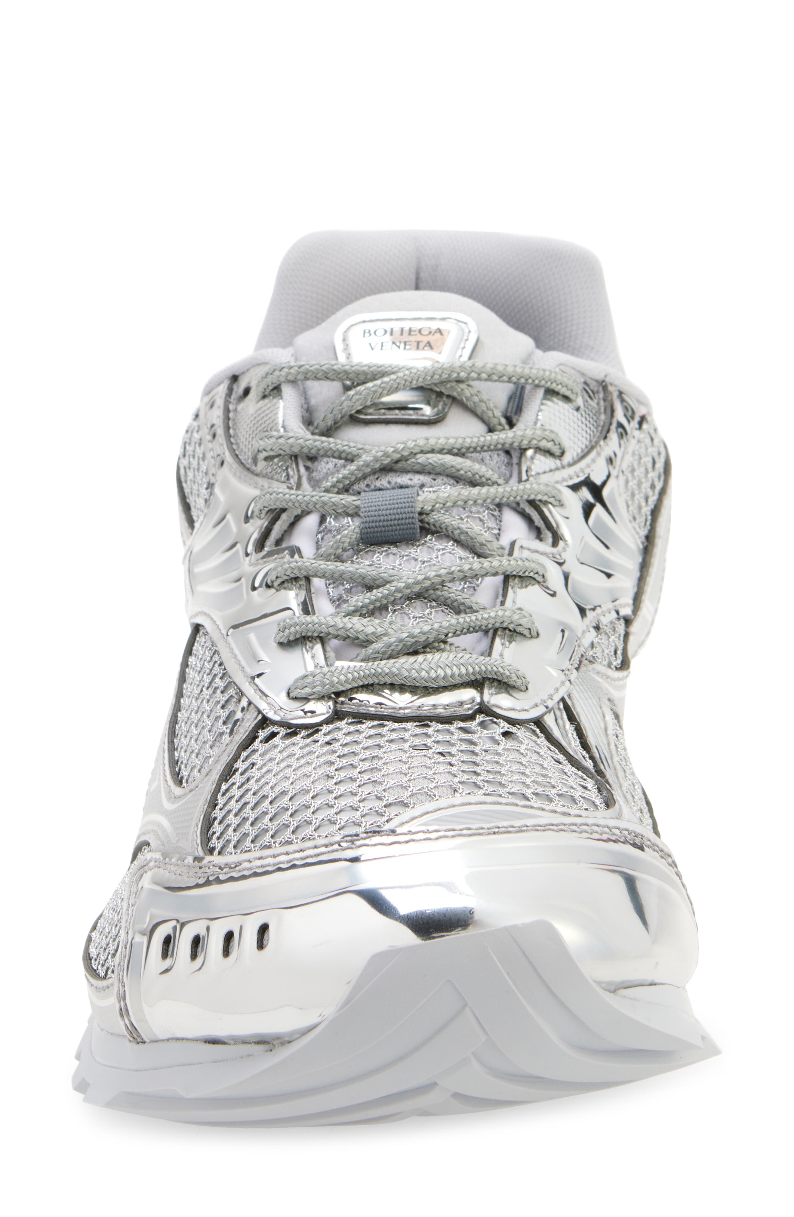 Bottega Veneta Orbit Sneaker in Silver at Nordstrom - 4