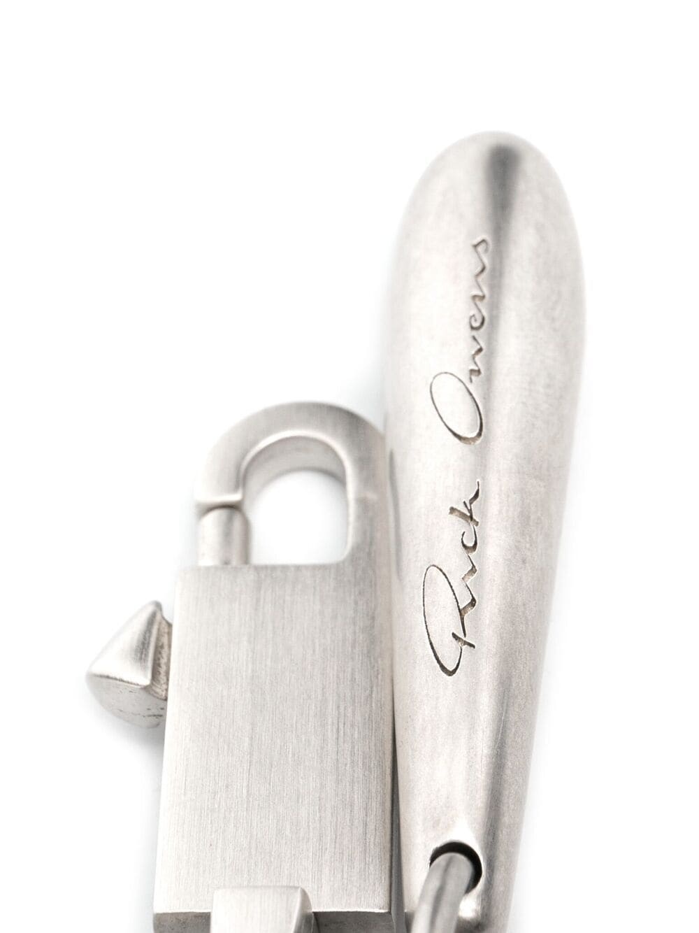 logo-engraved keychain - 2