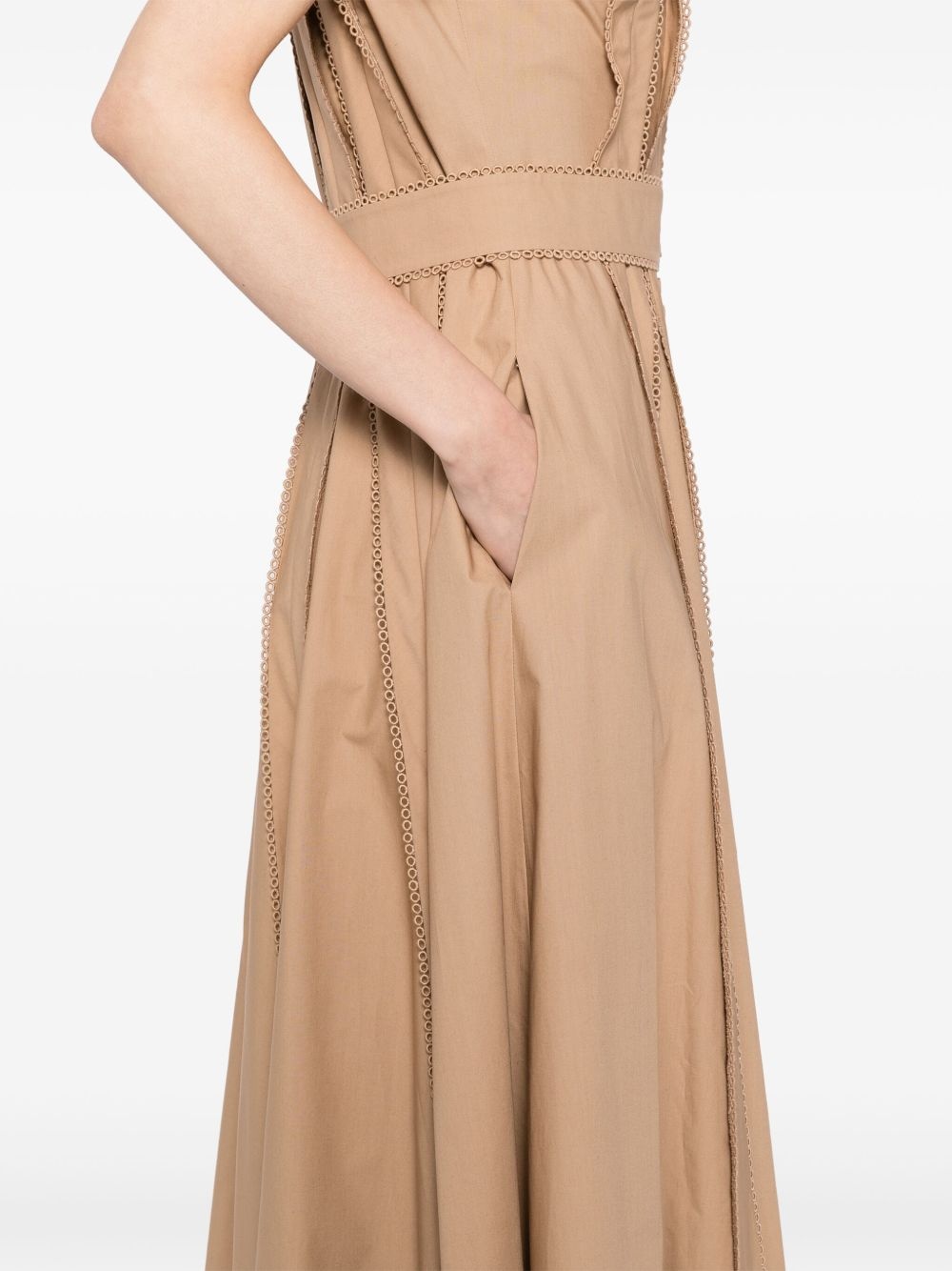 poplin mini dress - 5
