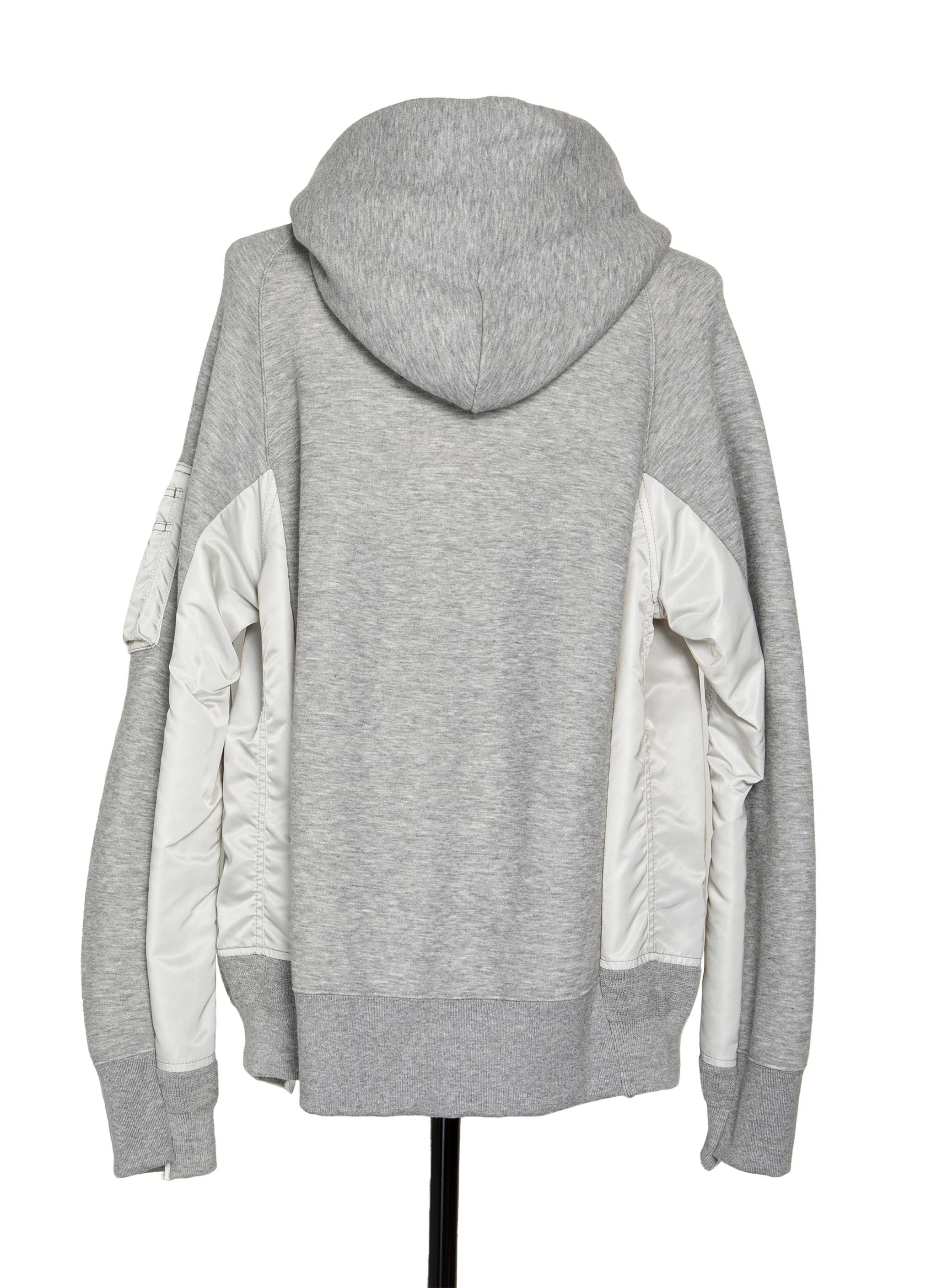 Sponge Sweat x Nylon Twill Hoodie - 3