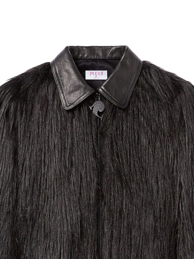 PUCCI Kidhassia panelled faux-fur jacket outlook