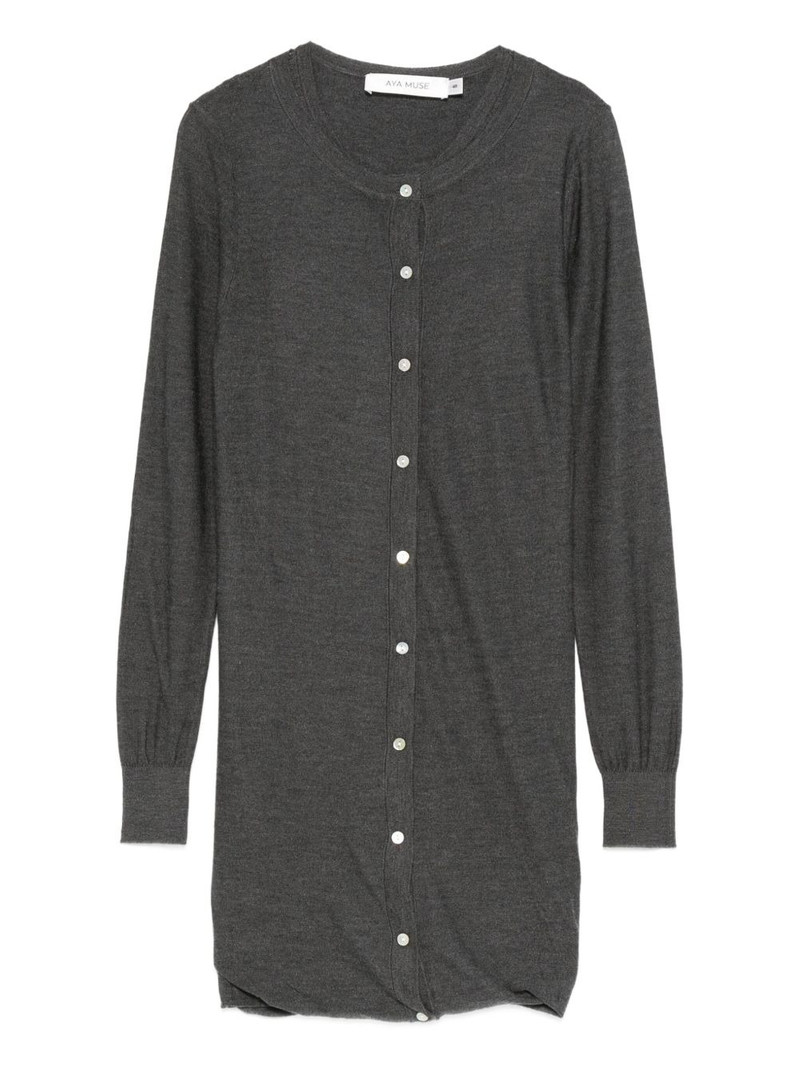 Eira buttoned mini dress 1