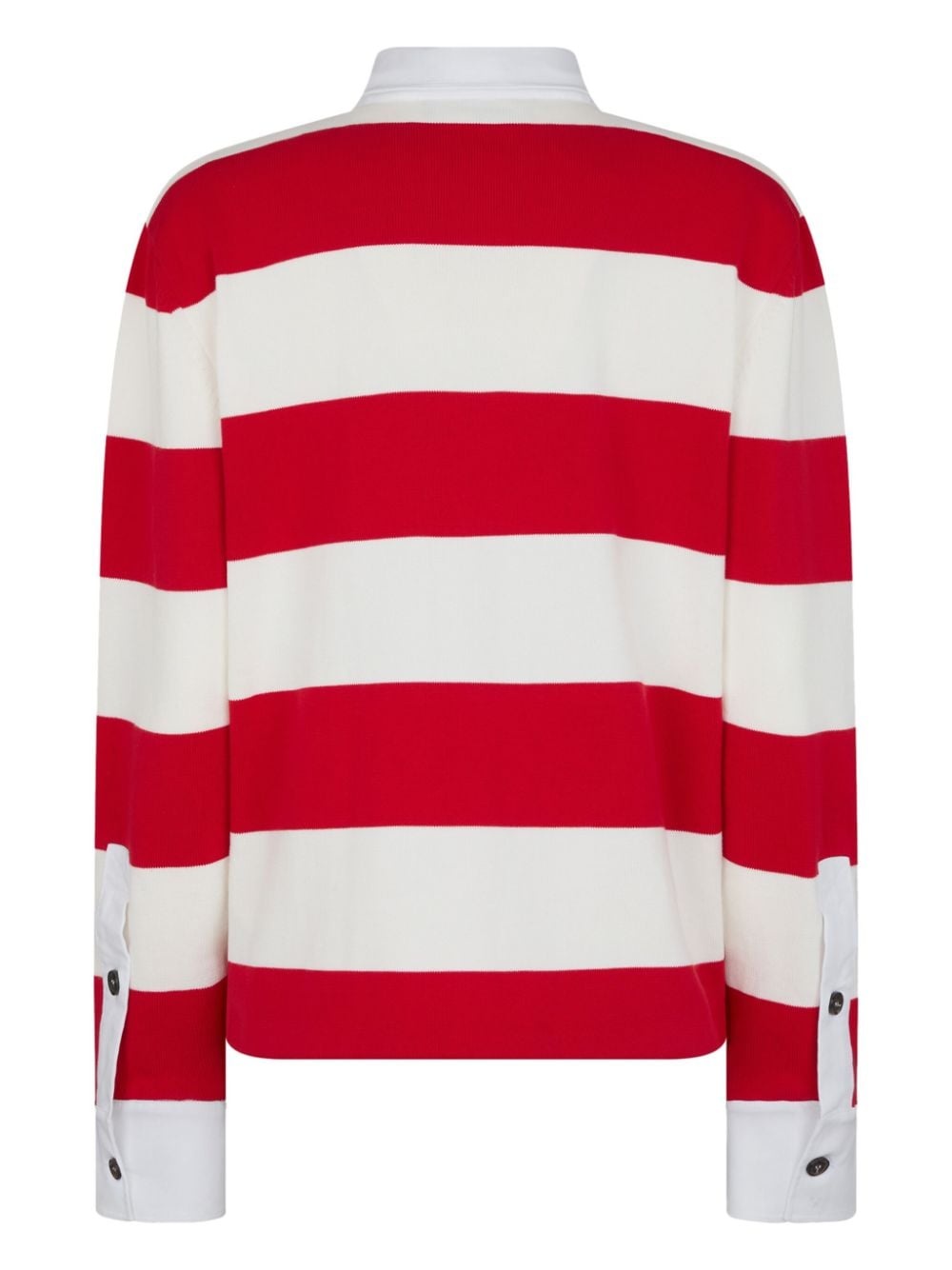 striped cotton rugby polo shirt - 2