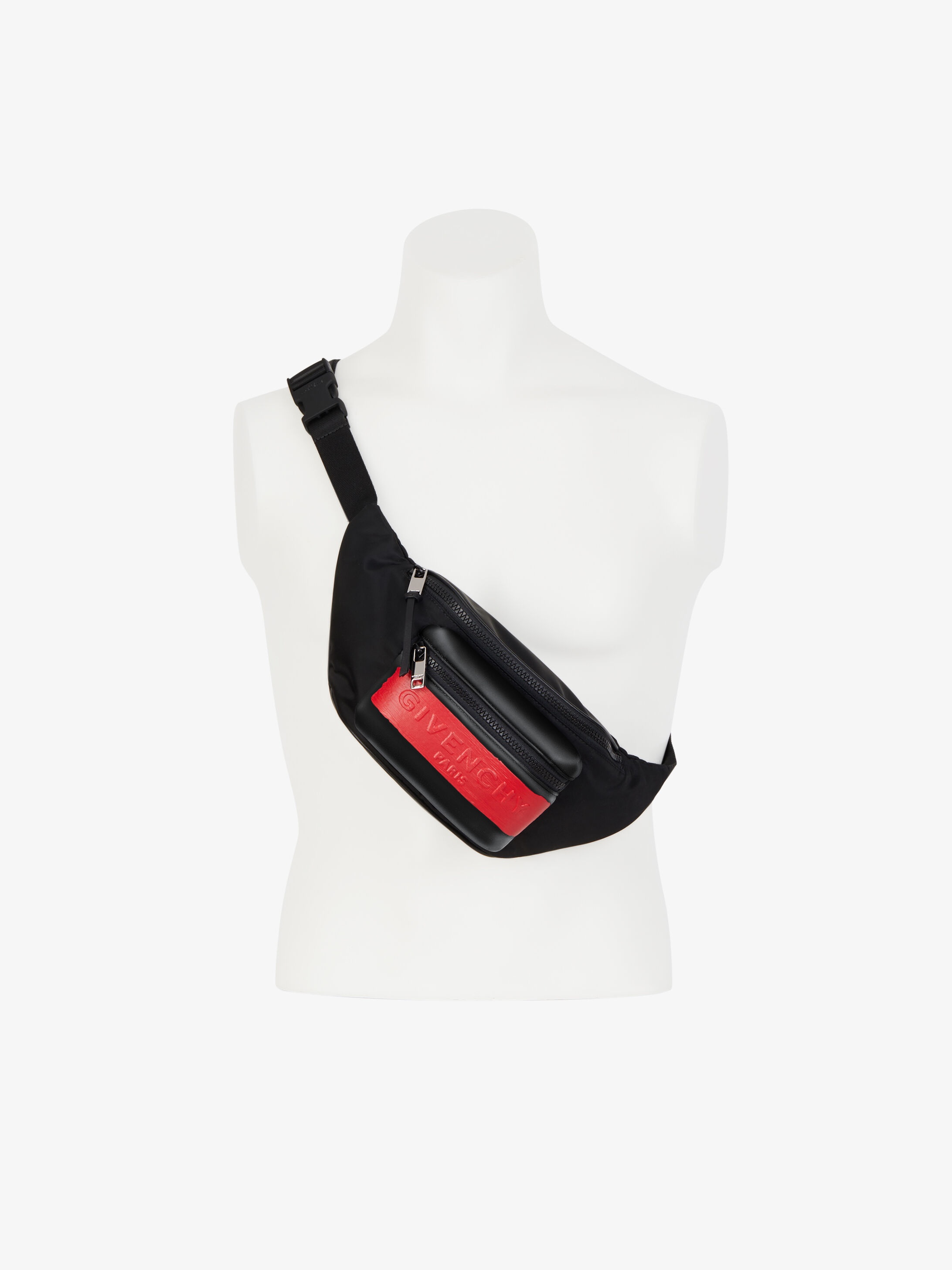 GIVENCHY bum bag in nylon with latex band - 1