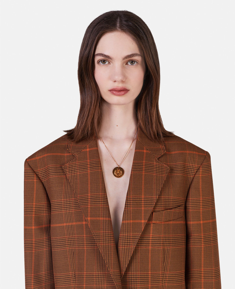 Prince of Wales Check Oversized Blazer 4